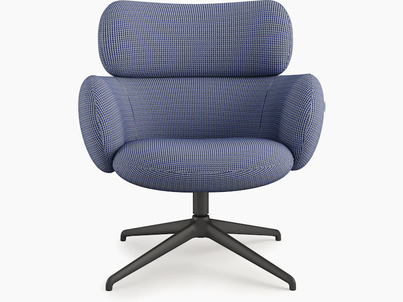 Blis Swivel Chair - Black, Oxbow, Trope