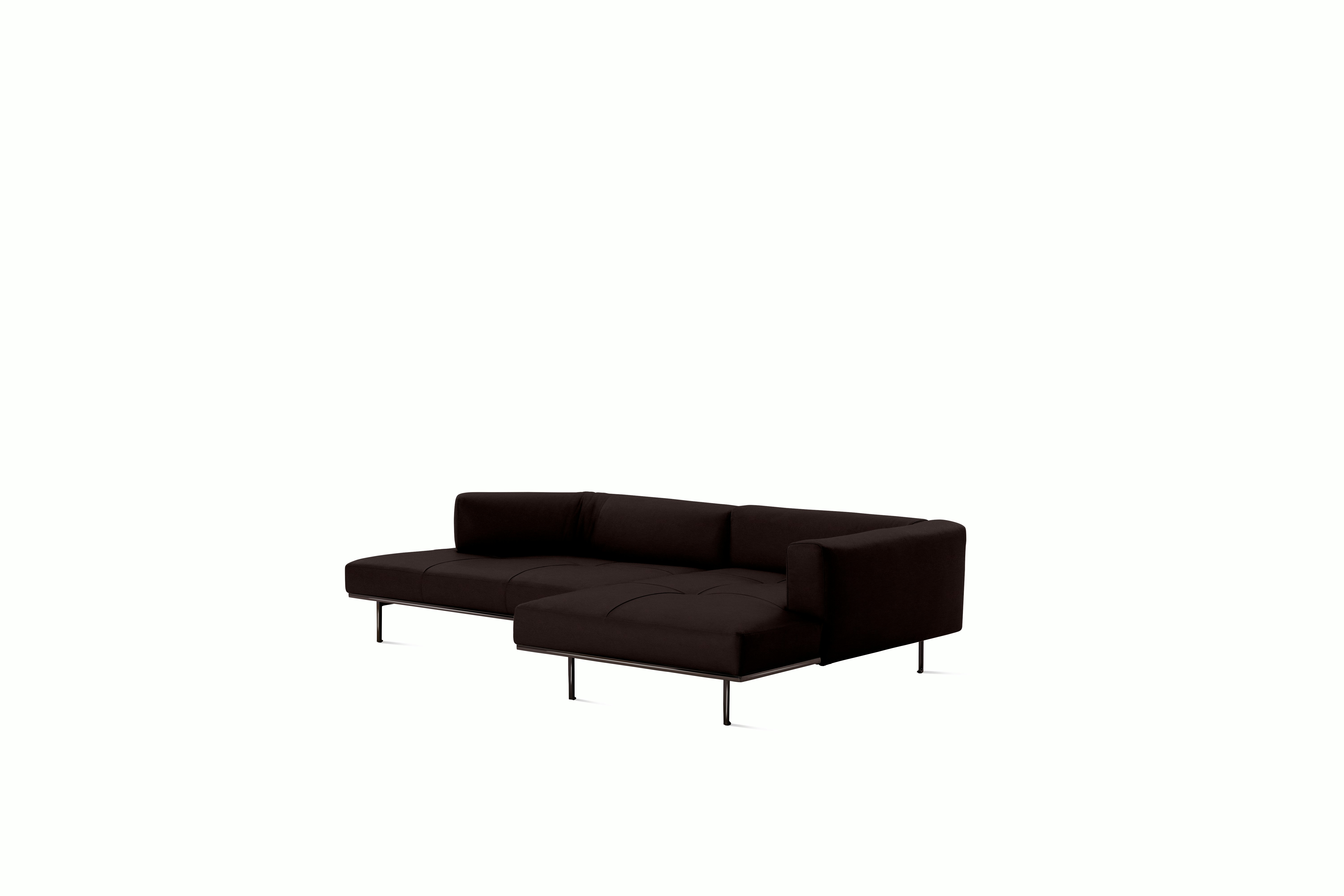 Matic Sectional - M18 Config -  One-Arm Sectional,  Left,  Quilted,  Copenhagen,  Bramante,  Charcoal
