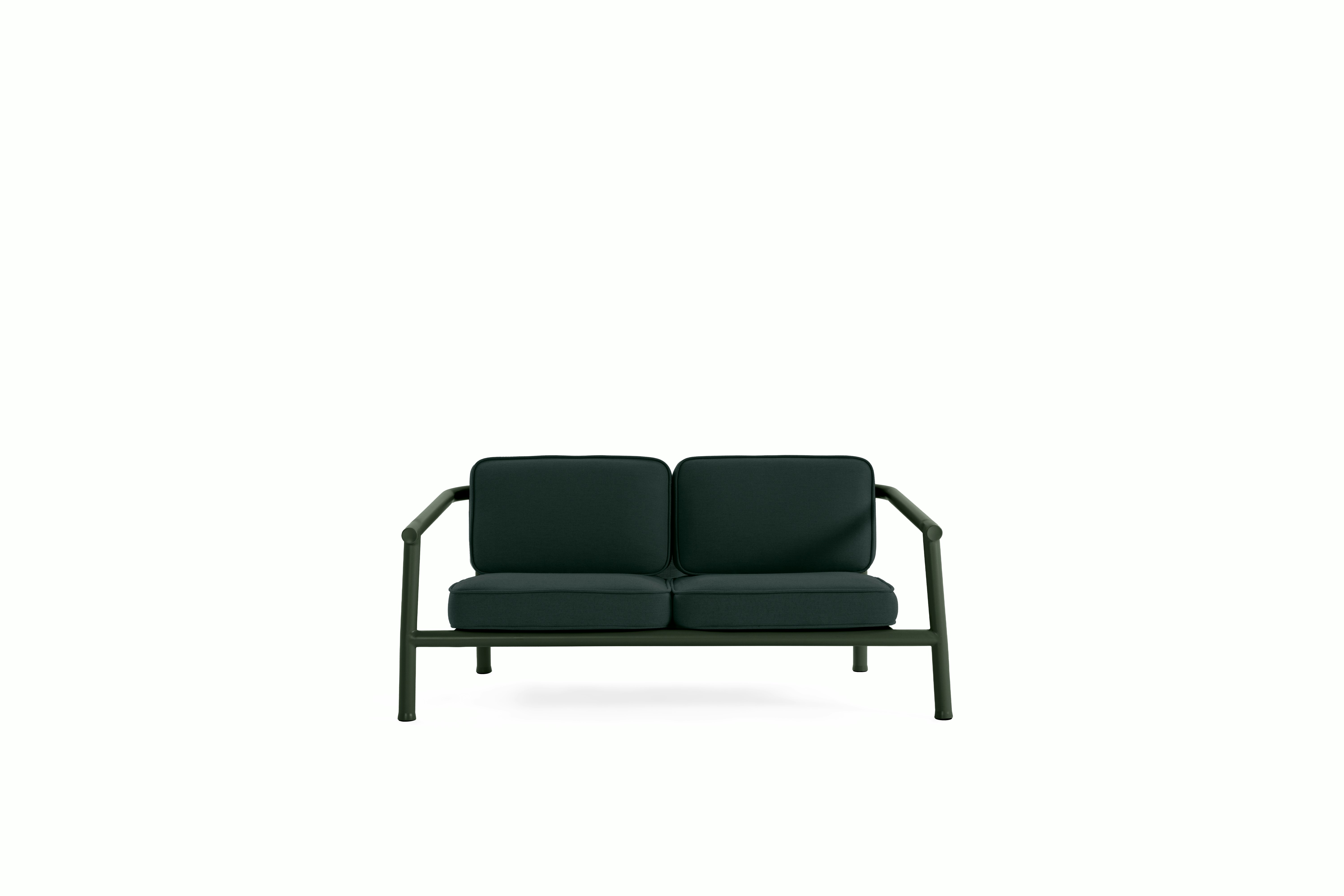 Campus Outdoor Sofa, Two Seater