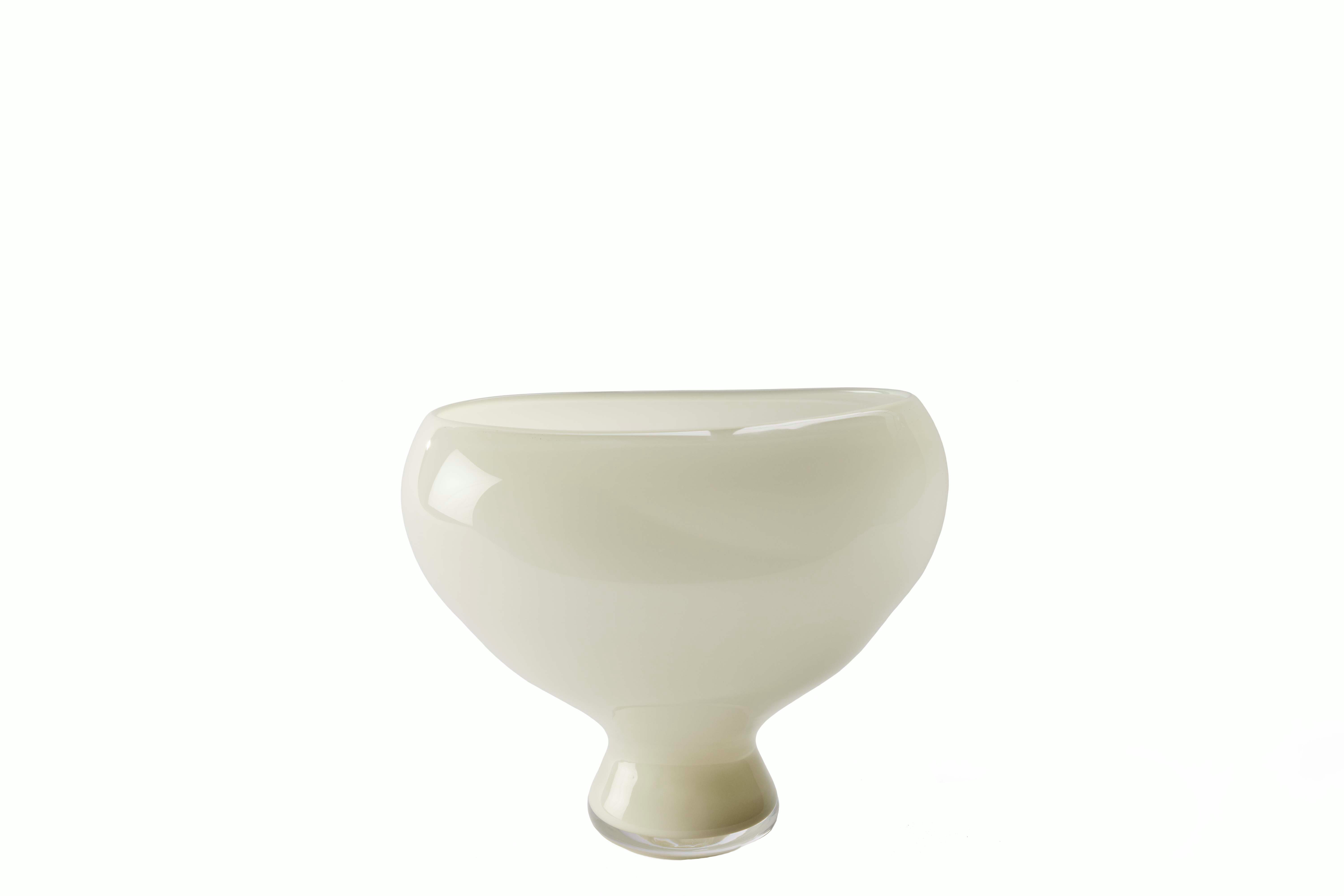 Mardahl Pedistal Vase - Large, Coconut