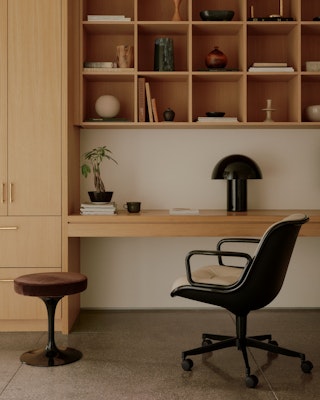 Pollock Executive Chair Tulip Stool