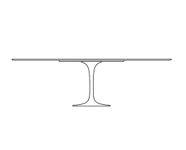 Oval - 96" Laminate / Veneer