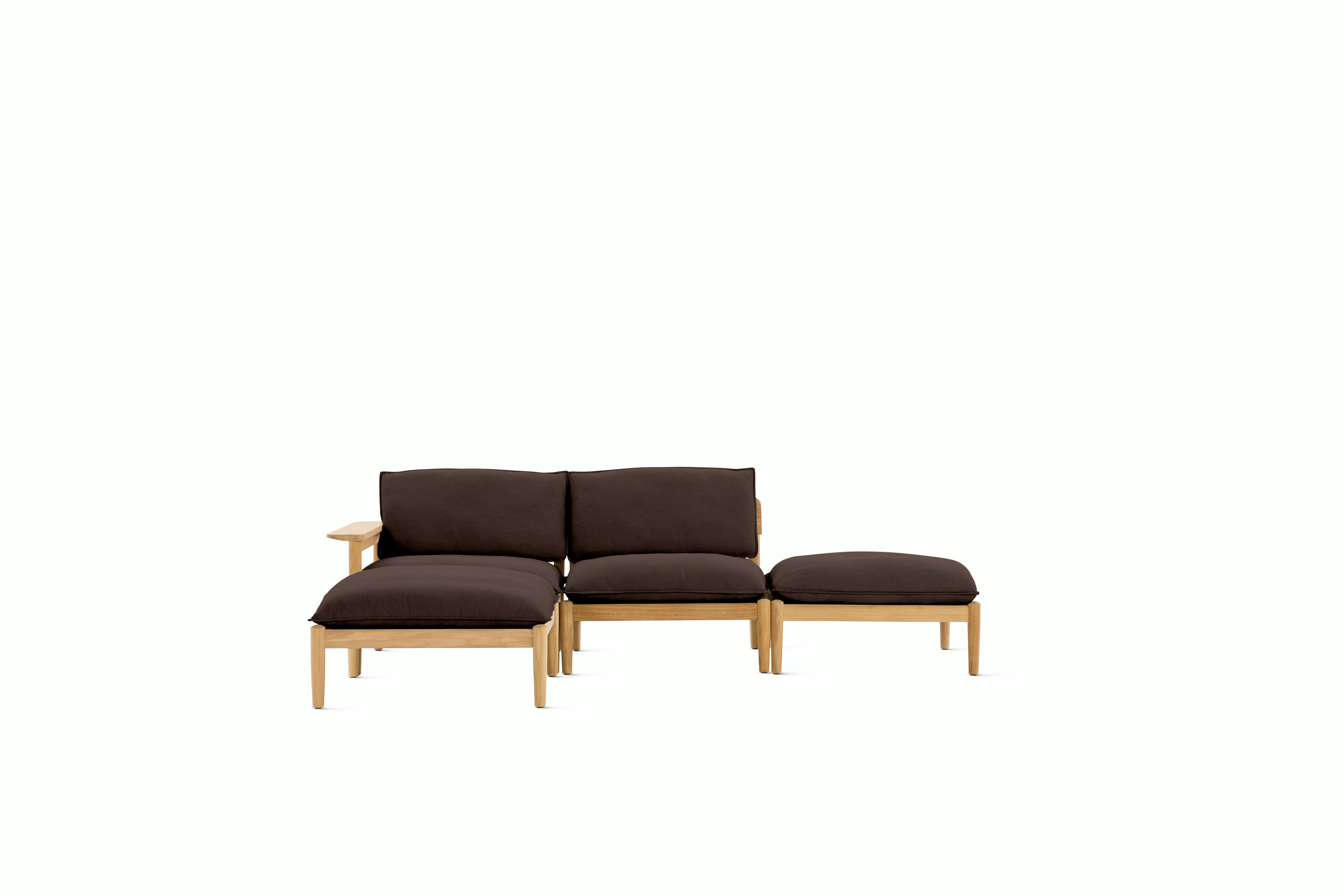 Terassi Open Sectional - Left Arm,  Sable, FSC Certified