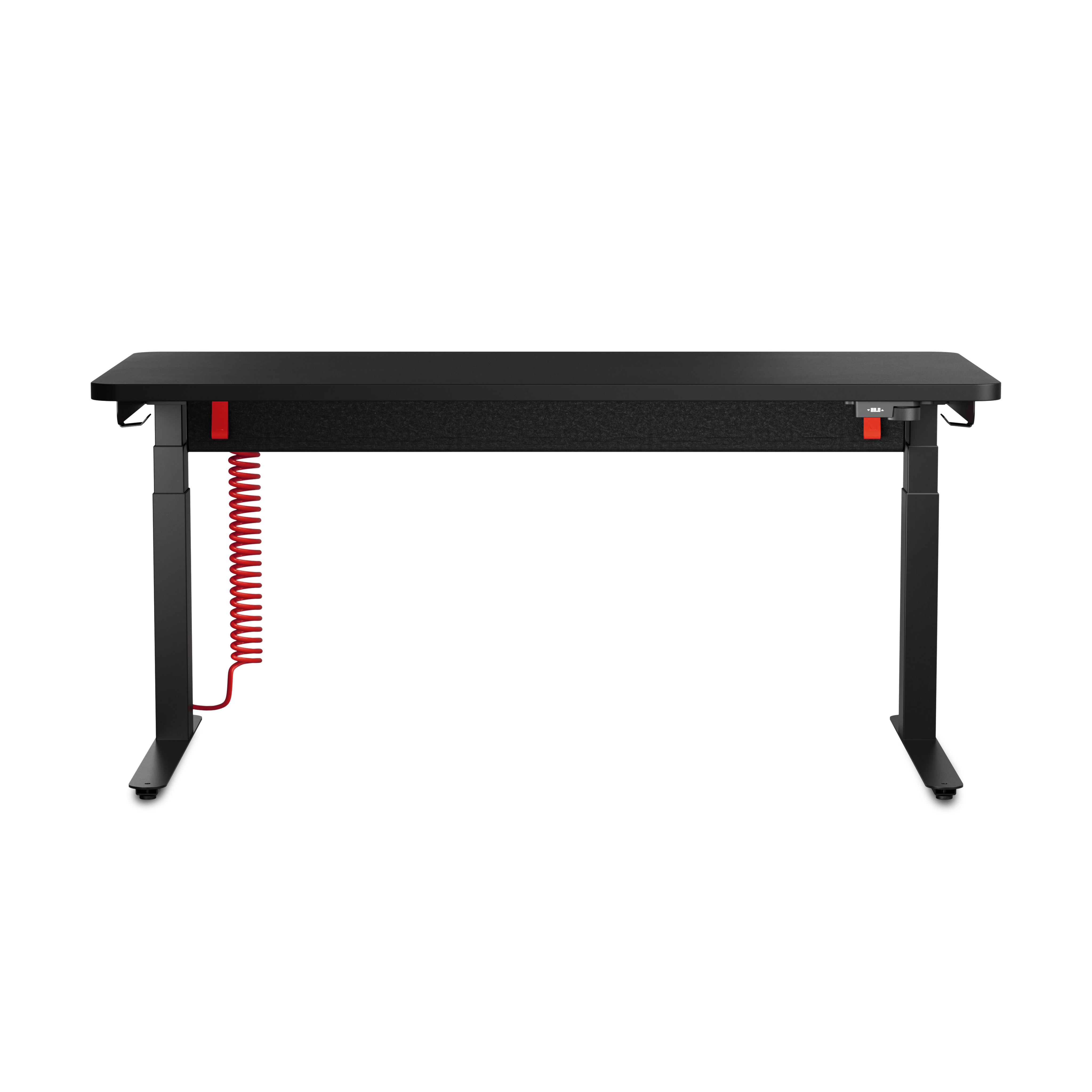 Coyl Gaming Desk - Black,  Ultra Black,  Cable Manager