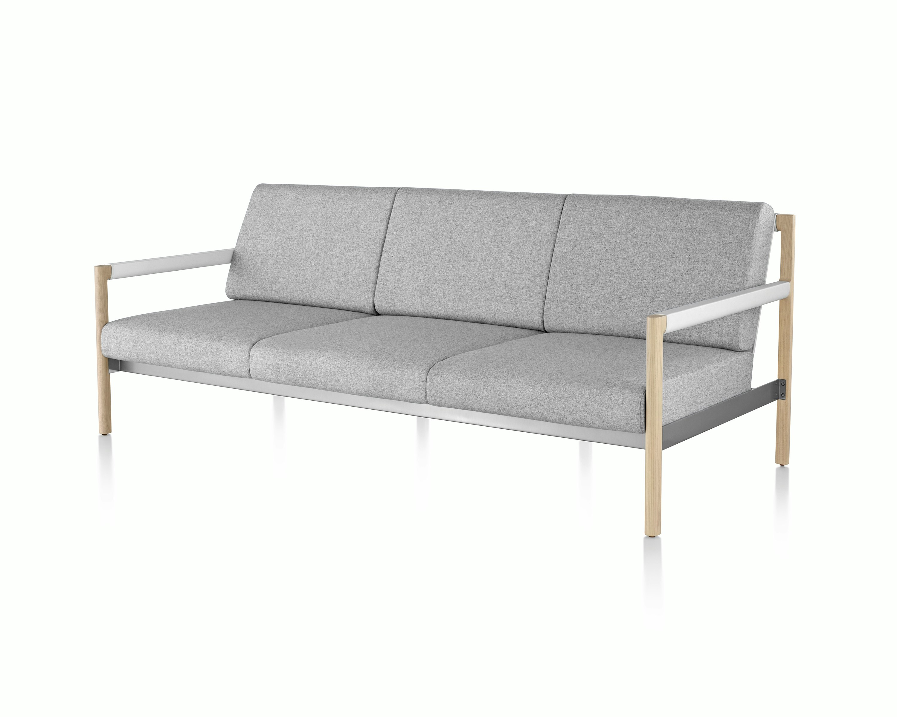 A Brabo Sofa upholstered in a Clare textile.