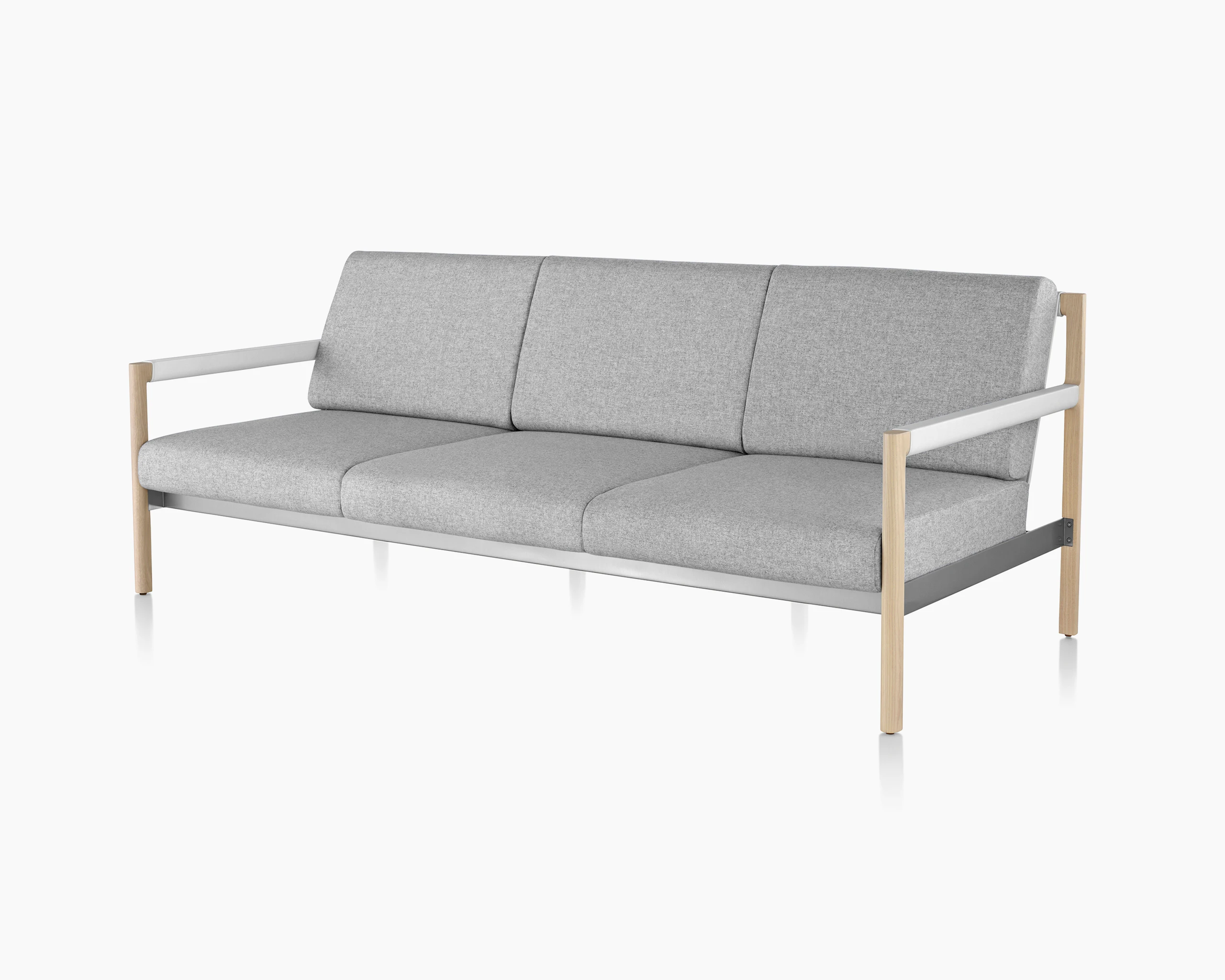 A Brabo Sofa upholstered in a Clare textile.