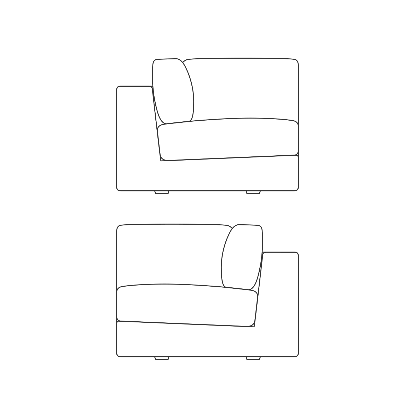 Reid Corner Unit - 1" Block Leg