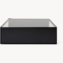 D Urso Occasional Tables - large,  black,  wired glass