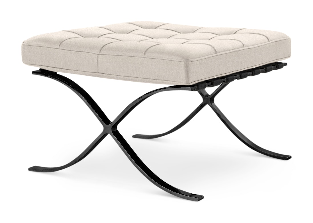 Barcelona Stool in Haven,  Ivory,  Black