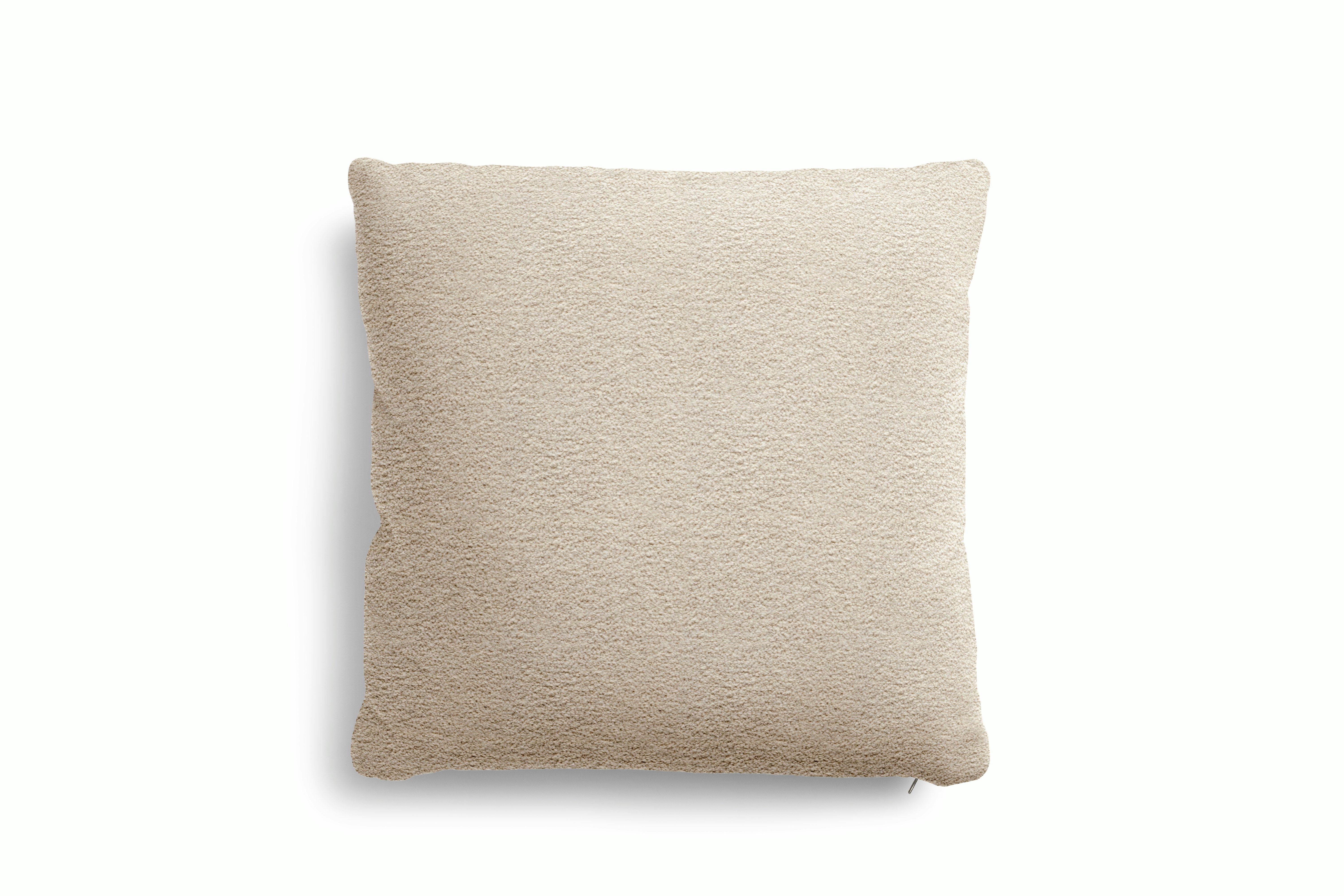 Perron Pillo Cushion in Curly Ivory
