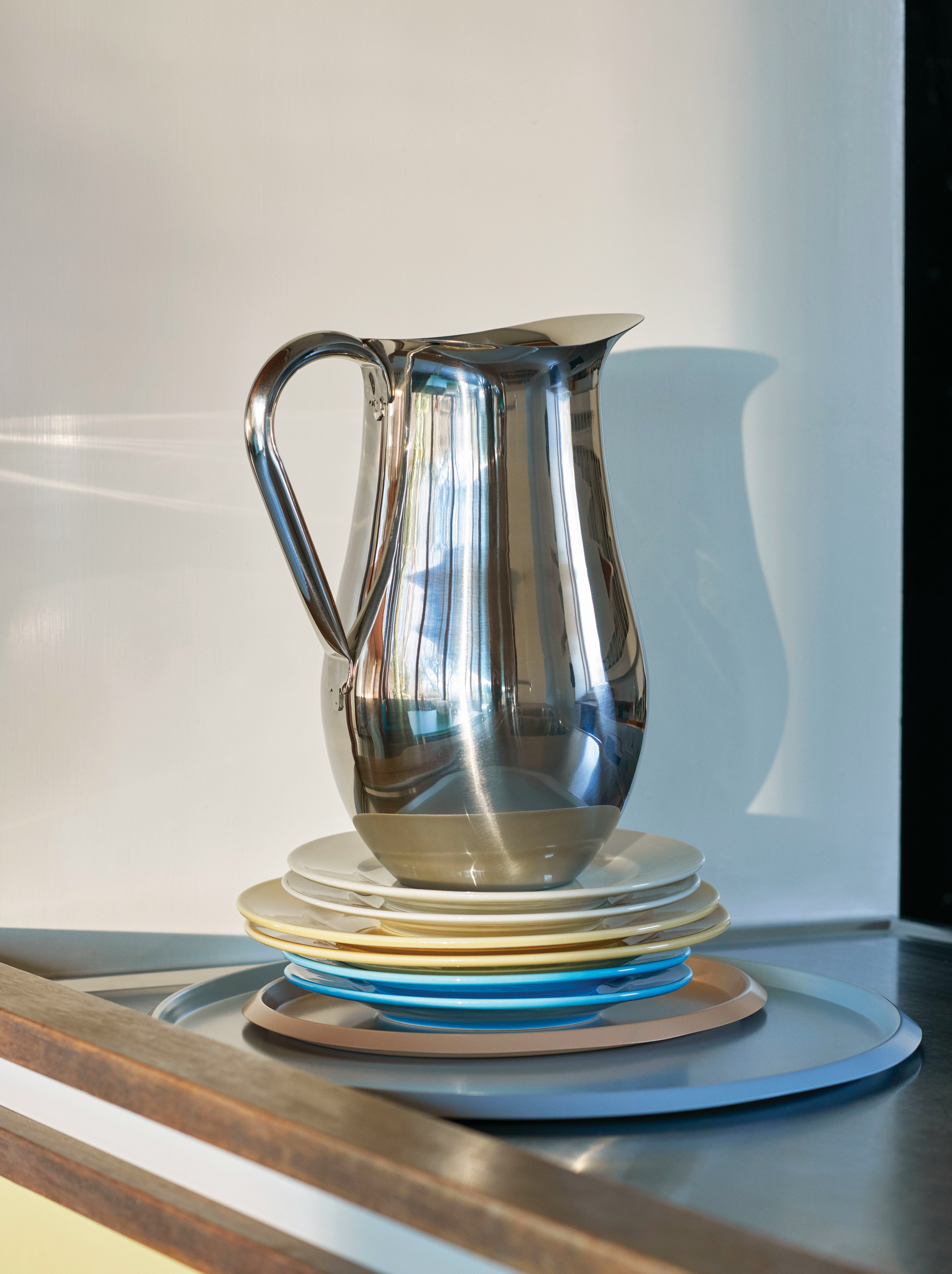 Indian Steel Pitcher