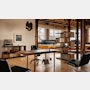 New Canaan Leatherwrap Sit-to-Stand Desk
