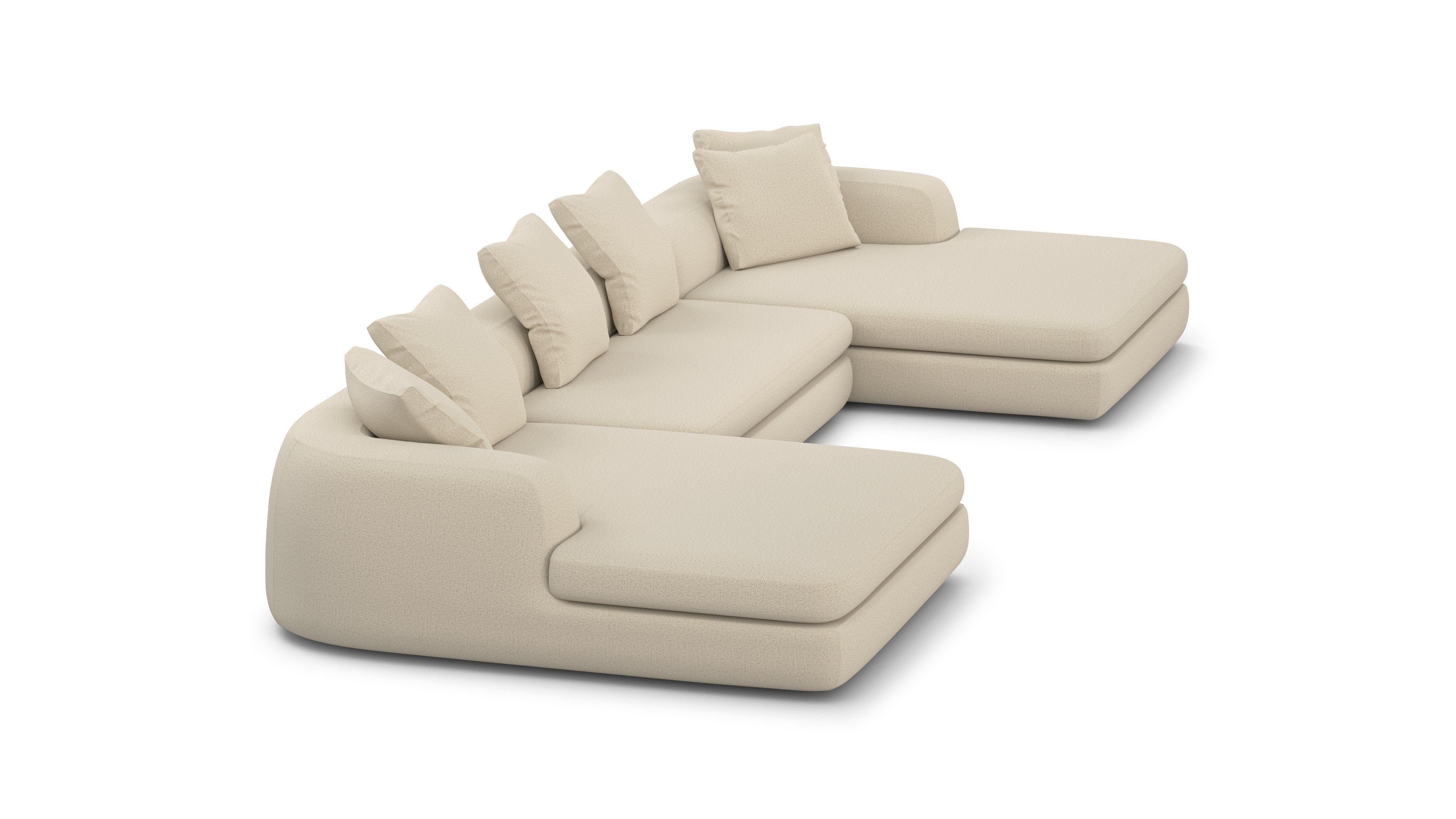 Atlason Americano Double Wide Chaise Sectional