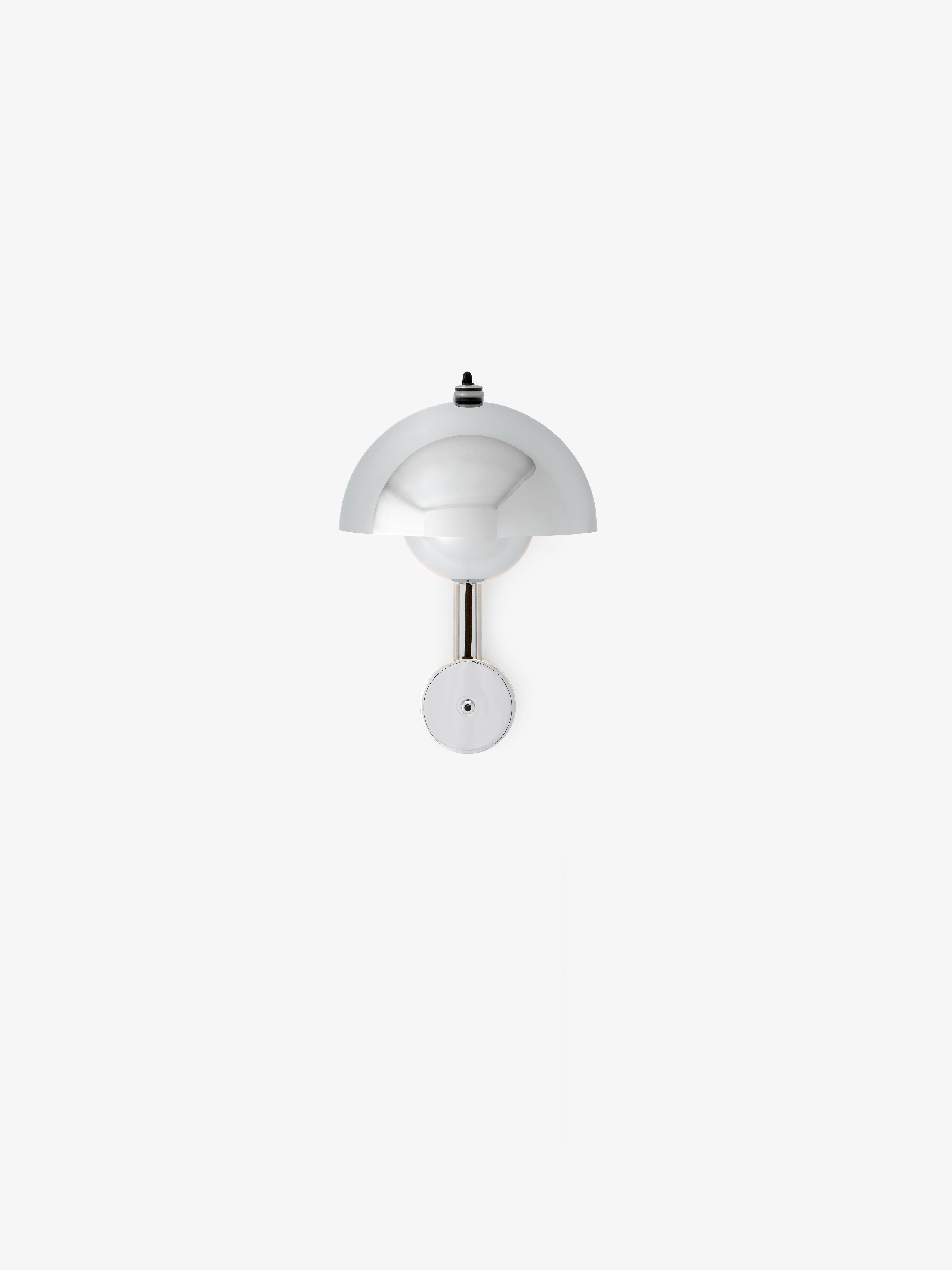 Flowerpot Sconce - Chrome