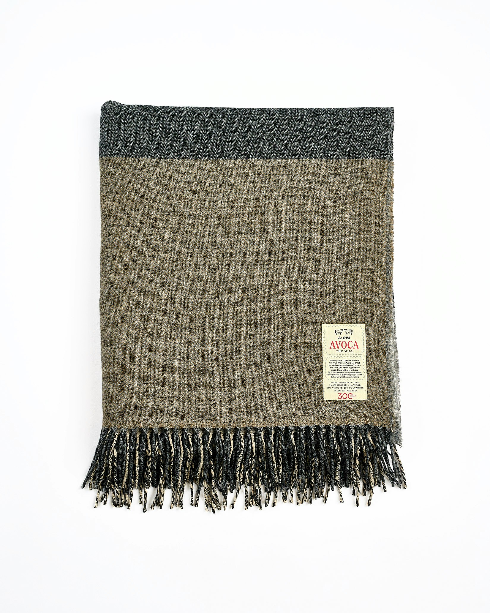 Stella Checker Cashmere Throw