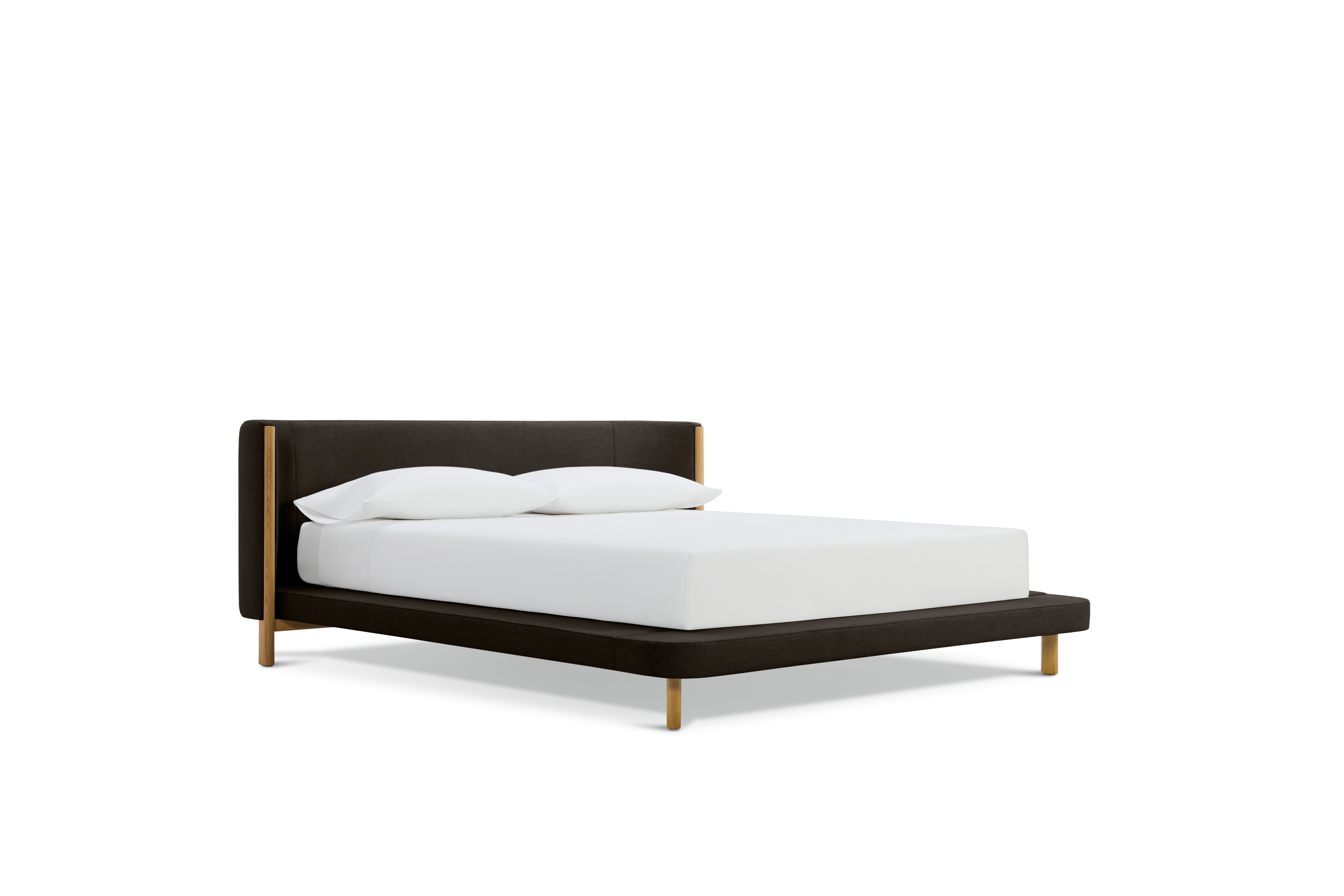 Emmy Bed - Standard, Queen, Oak, Mode, Hollow