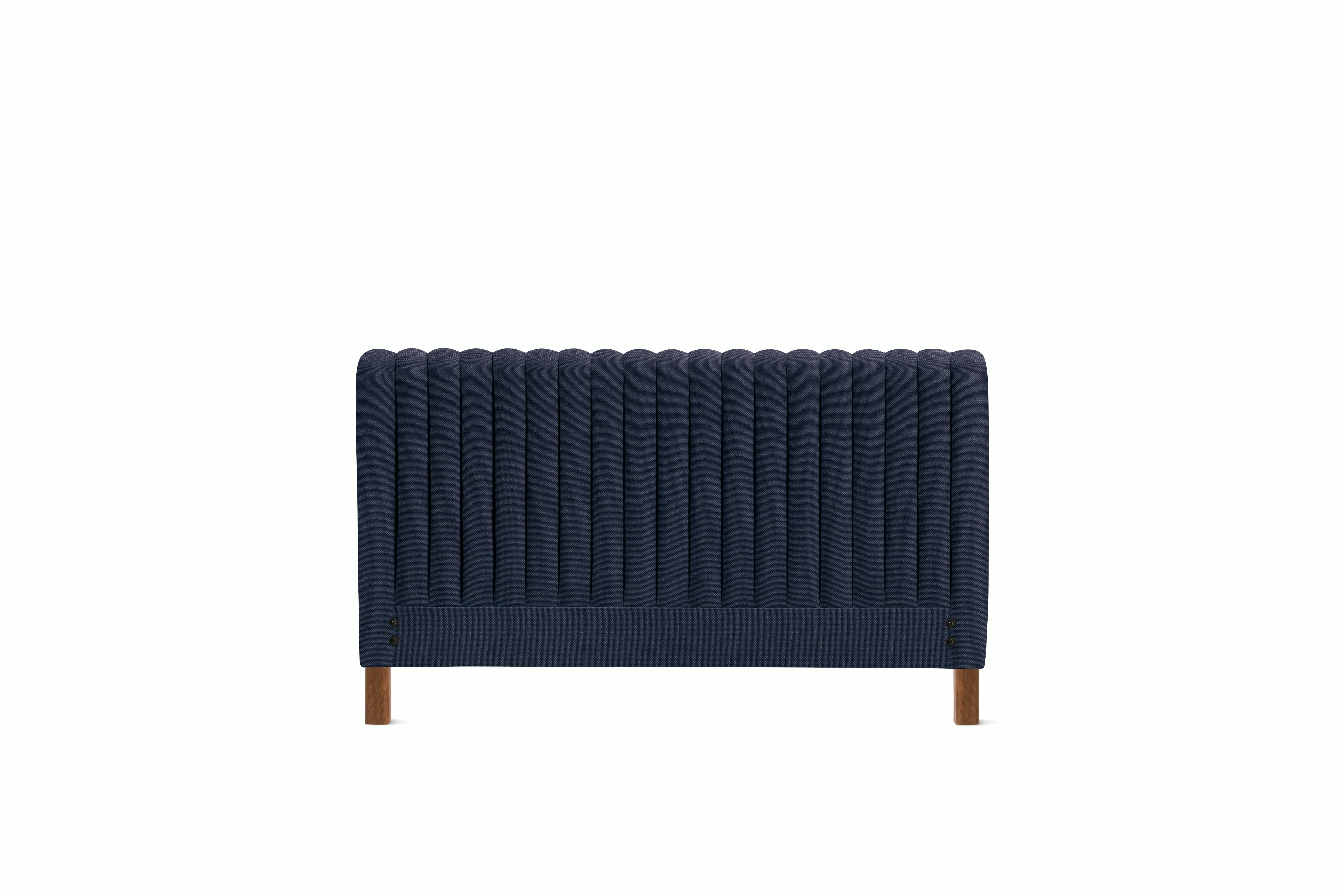A Charlotte Headboard in Society viewed from an angle.