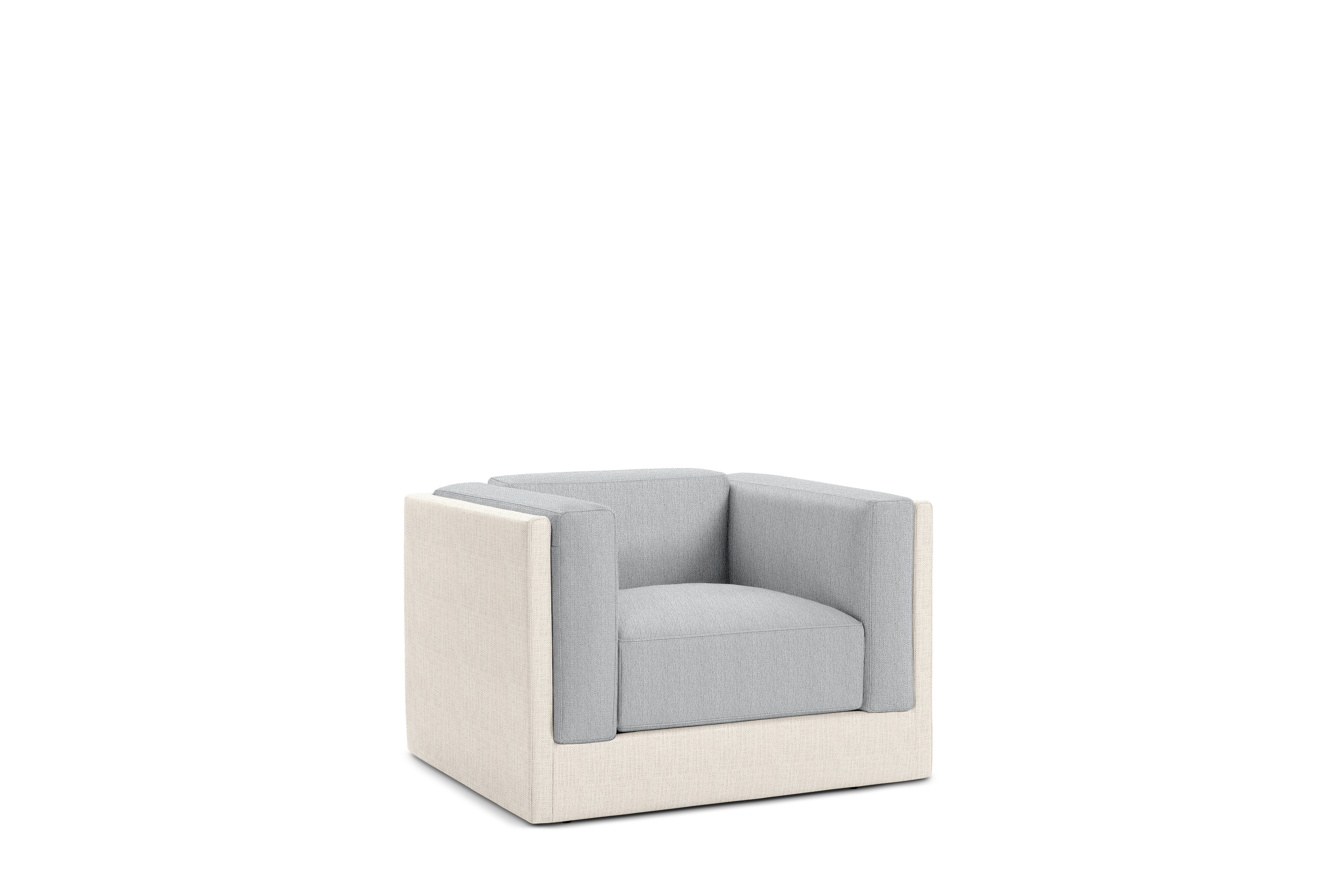 Symme Armchair - Fabric Frame
