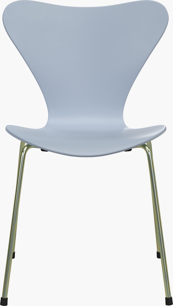 Series 7 Chair - Lacquered, 7:14 AM Blue, Rainbow Steel