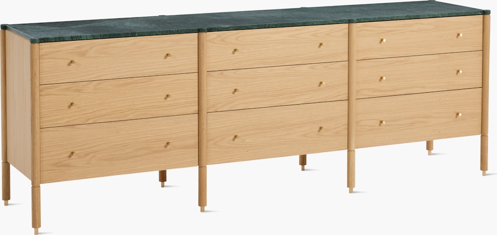 Morrison Dresser - Body Only - Oak , Nine Drawer