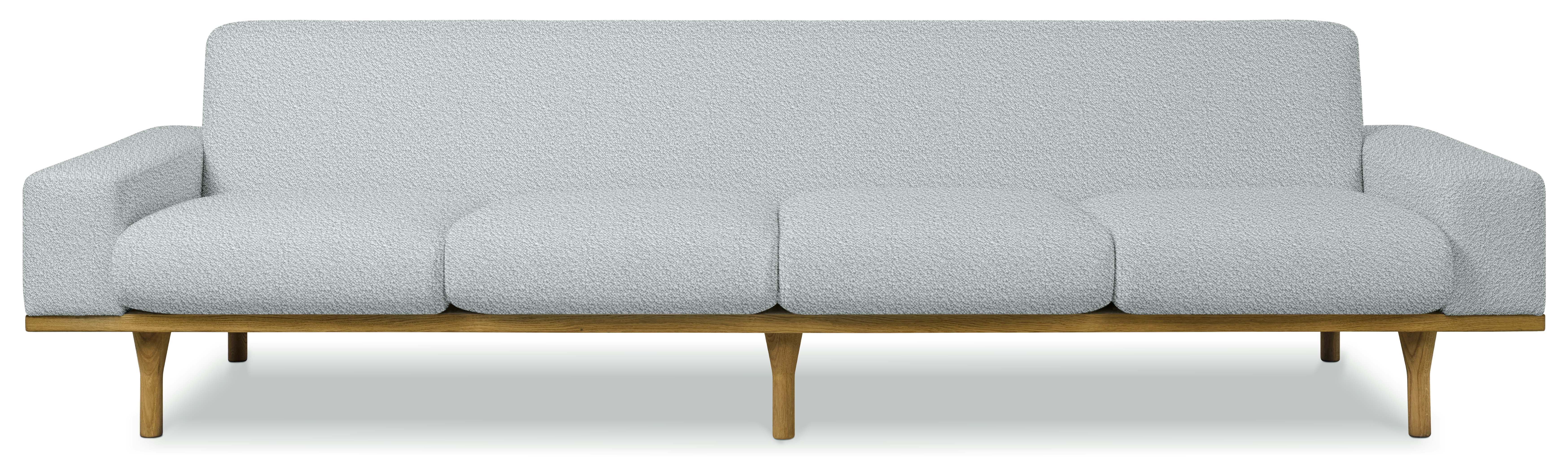 An SW 50 Model 50-4 Sofa in Karakorum Perle viewed from the front