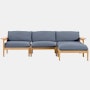 Terassi Sectional Sofa - Sky, FSC Certified