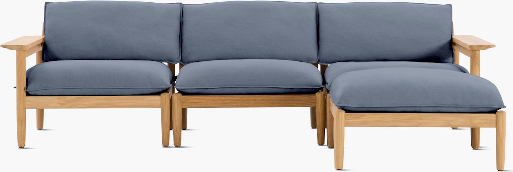 Terassi Sectional Sofa - Sky, FSC Certified