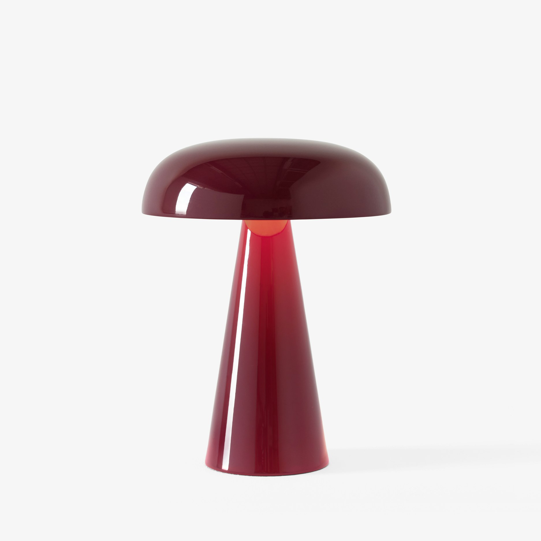 Como Portable Table Lamp - Red Brown