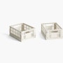 Recycled Colour Crate Mini Recycled Colour Crate, Set of 2