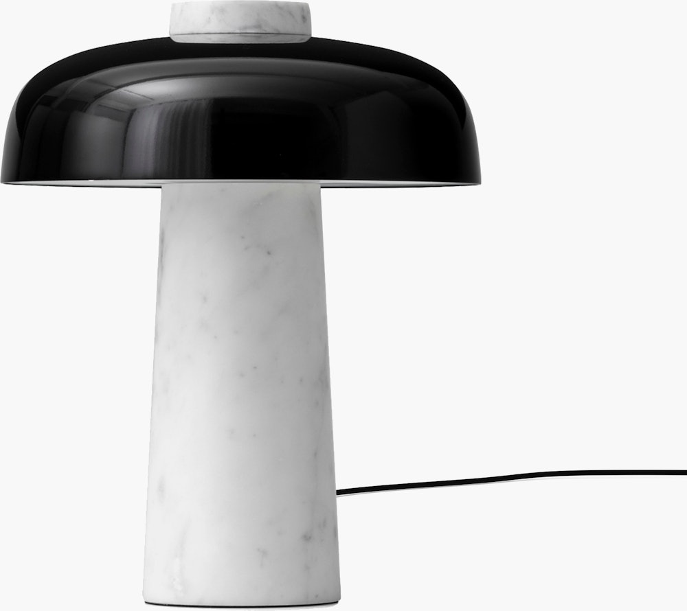 Reverse Table Lamp - Carrara Marble
