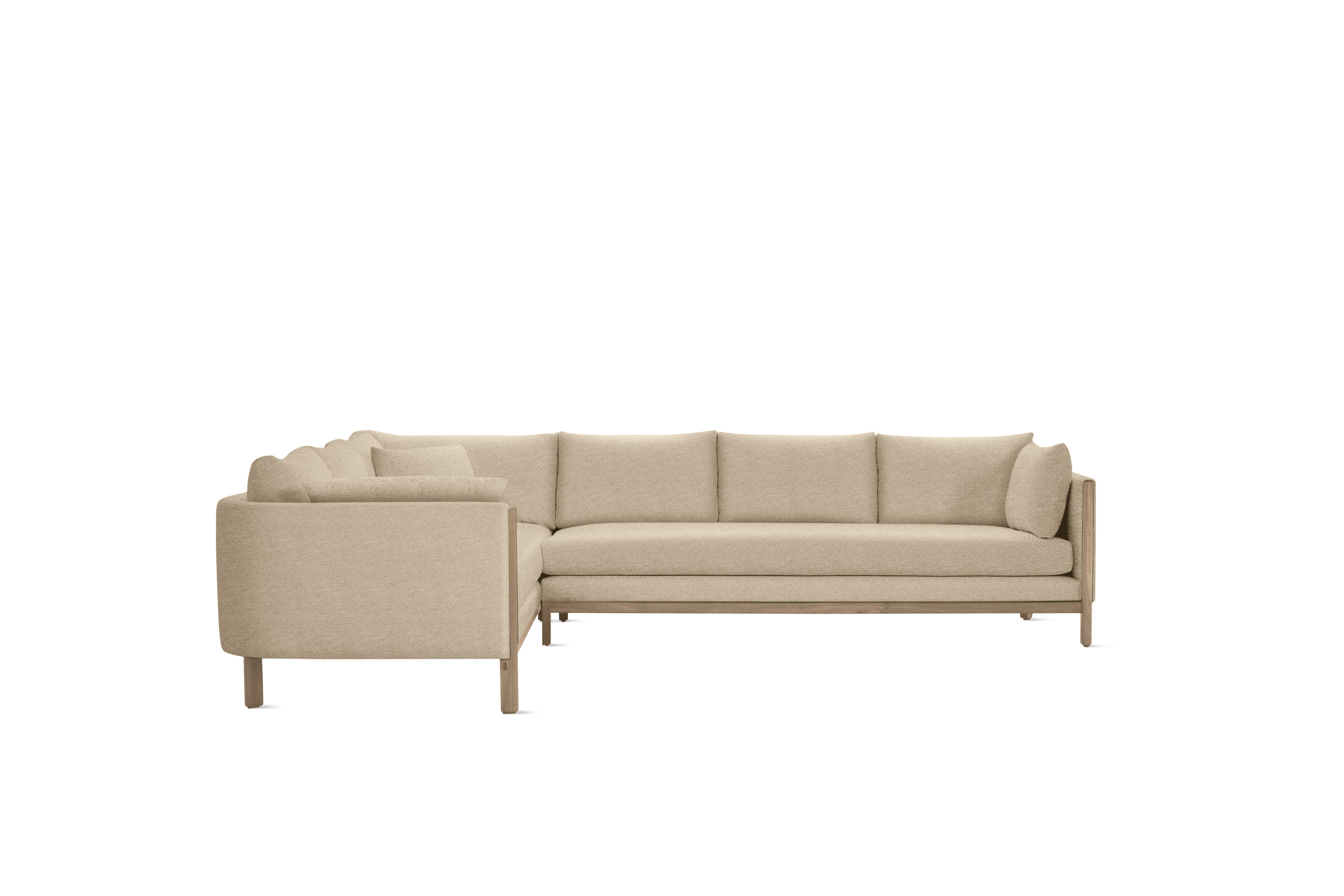Emmy Corner Sectional - Left, Mode, Basket, Oak