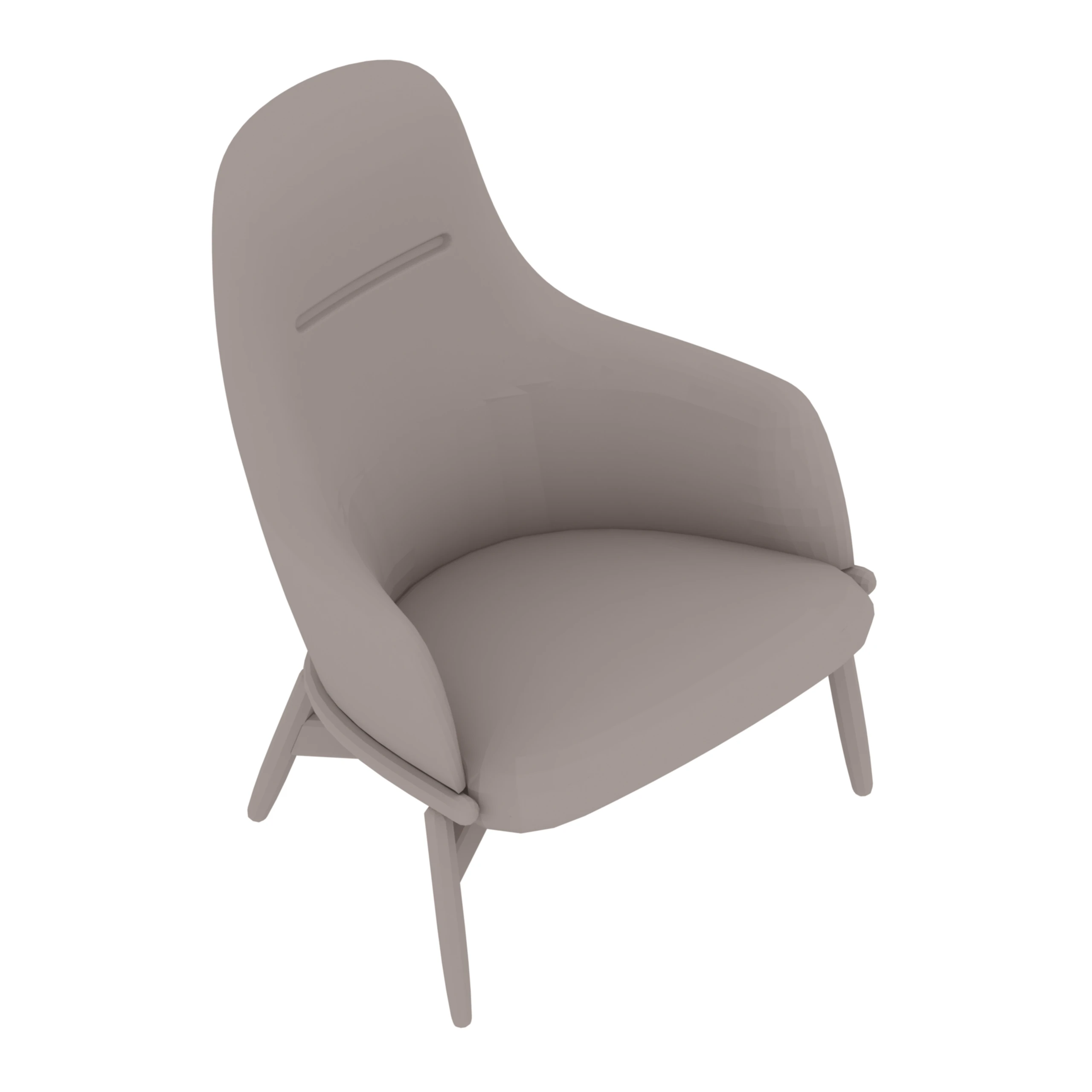 A generic rendering - Reframe Lounge Chair | High Back