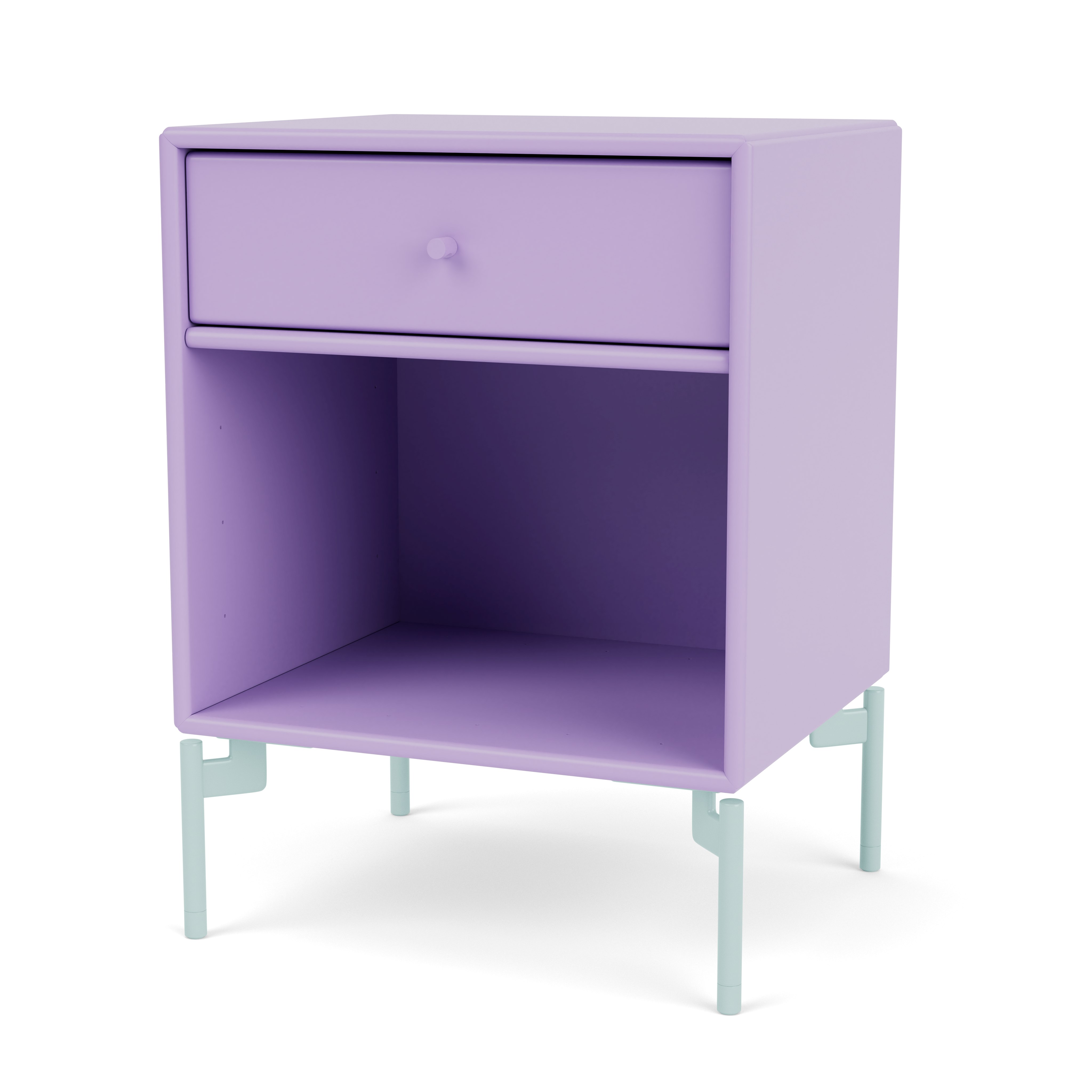 Dream Bedside Table - Iris, Flint Legs