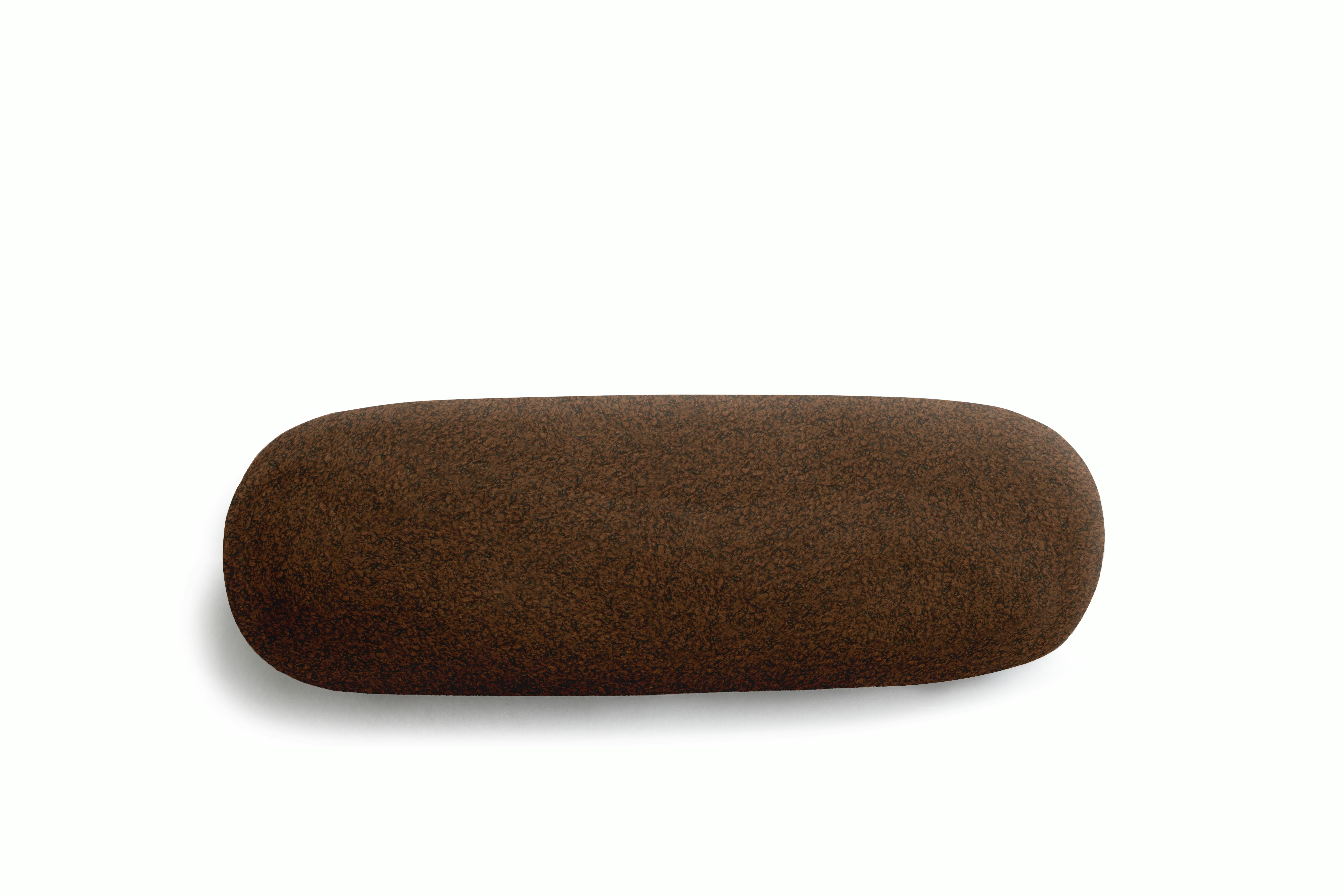 A Biboni Lumbar Pillow in nan viewed from an angle.