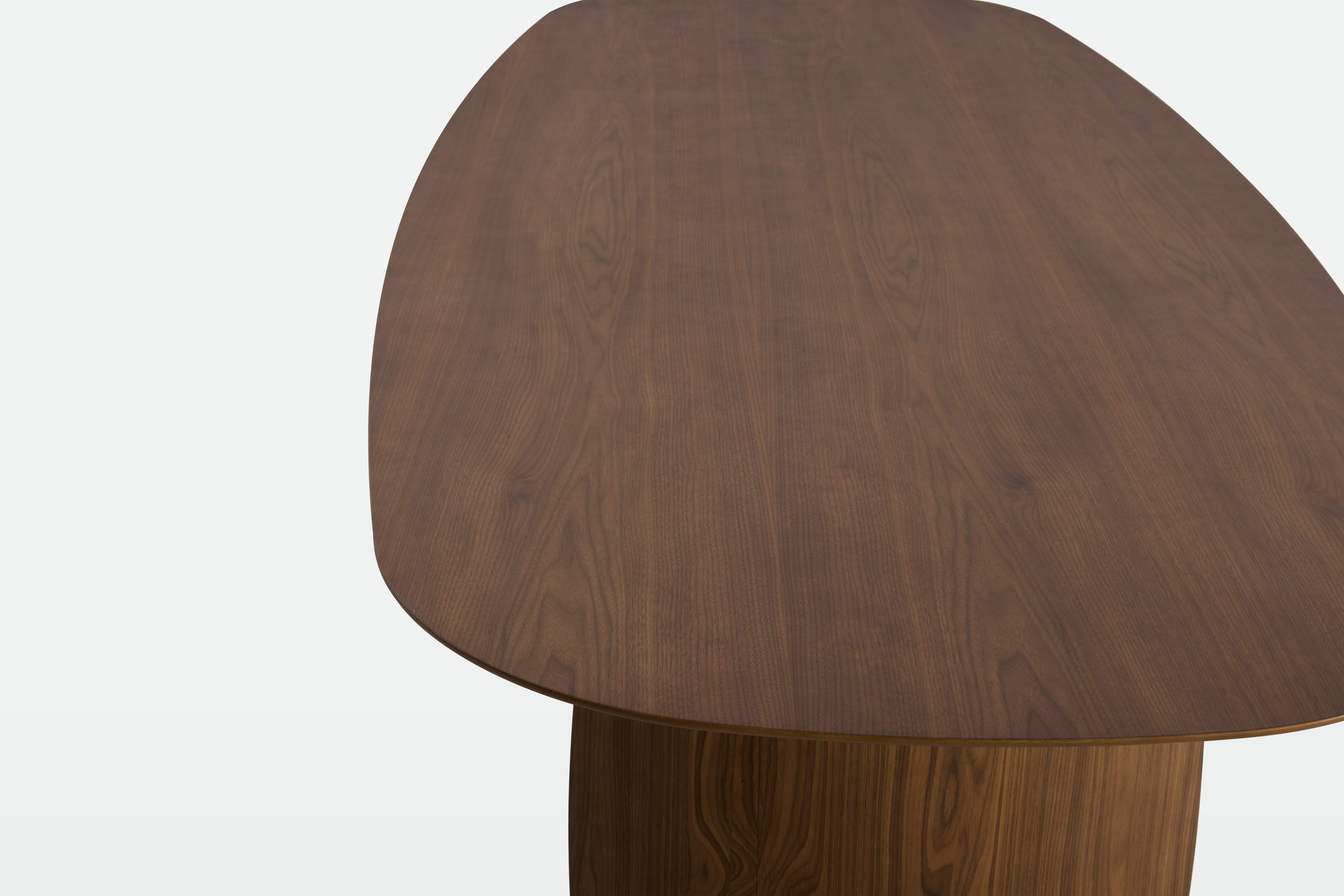 Lorea Dining Table - walnut,  oval