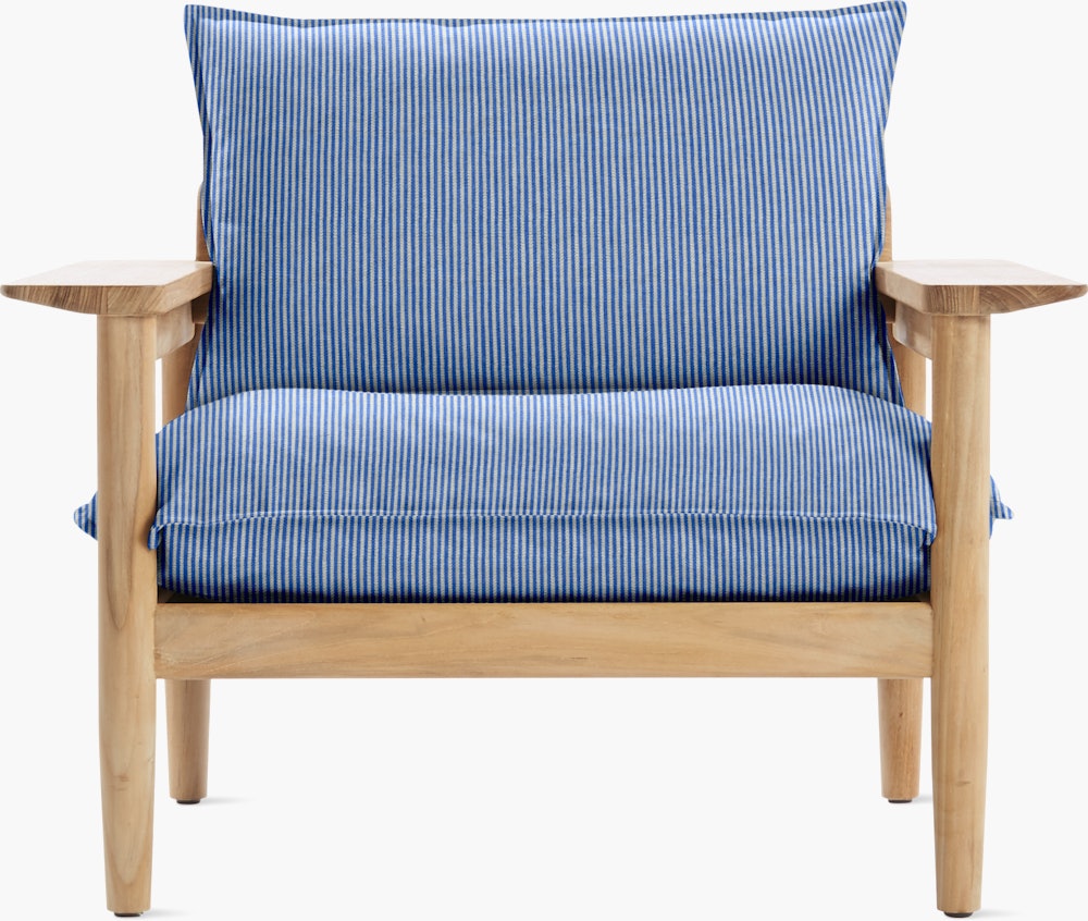 Terassi Lounge Chair - Concord Stripe,  Gecko, FSC Certified