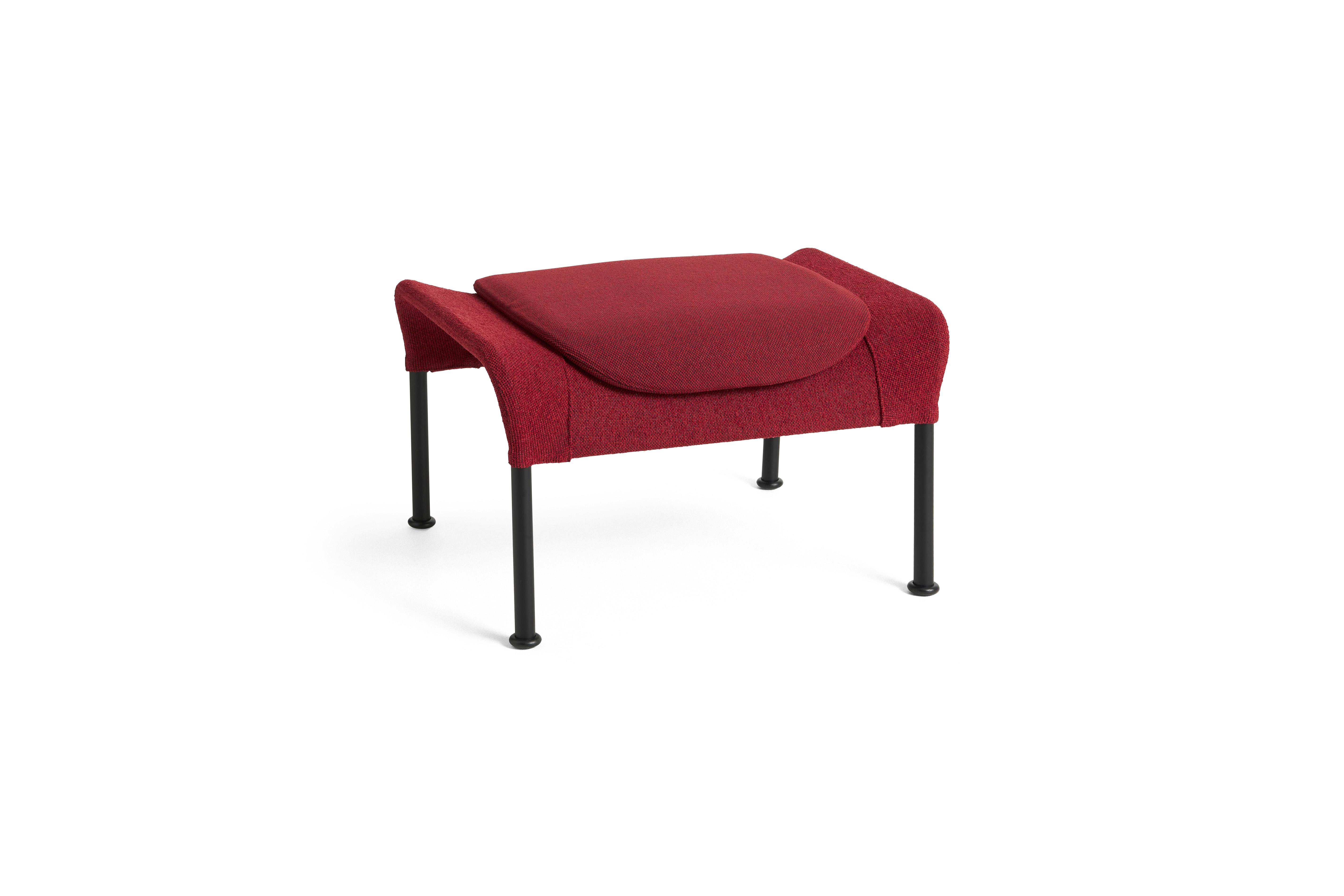 O2 Ottoman - Krall roth, Red, Black