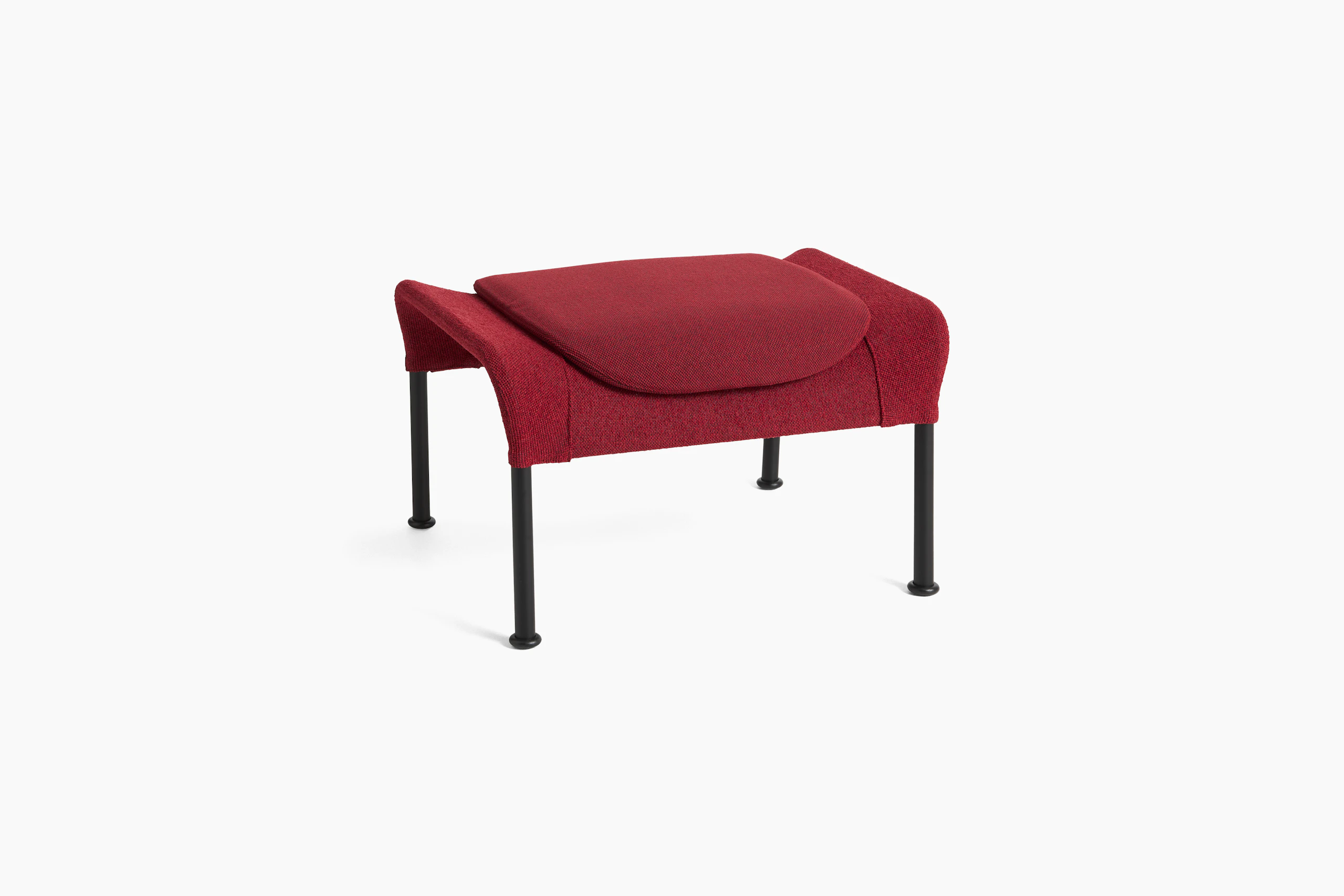 O2 Ottoman - Krall roth, Red, Black