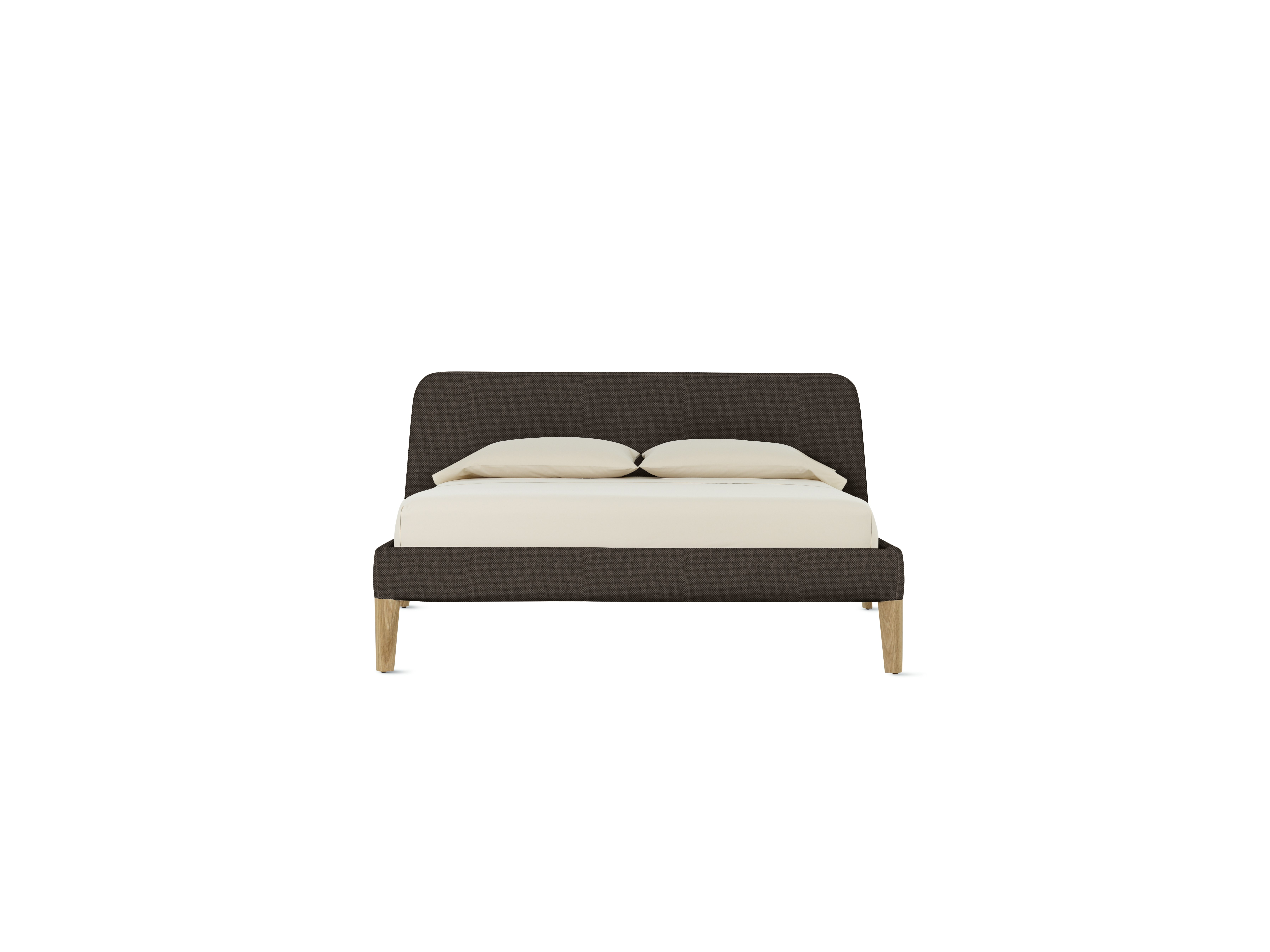 Parallel Bed - Standard, Queen, Mode, Hollow, Oak