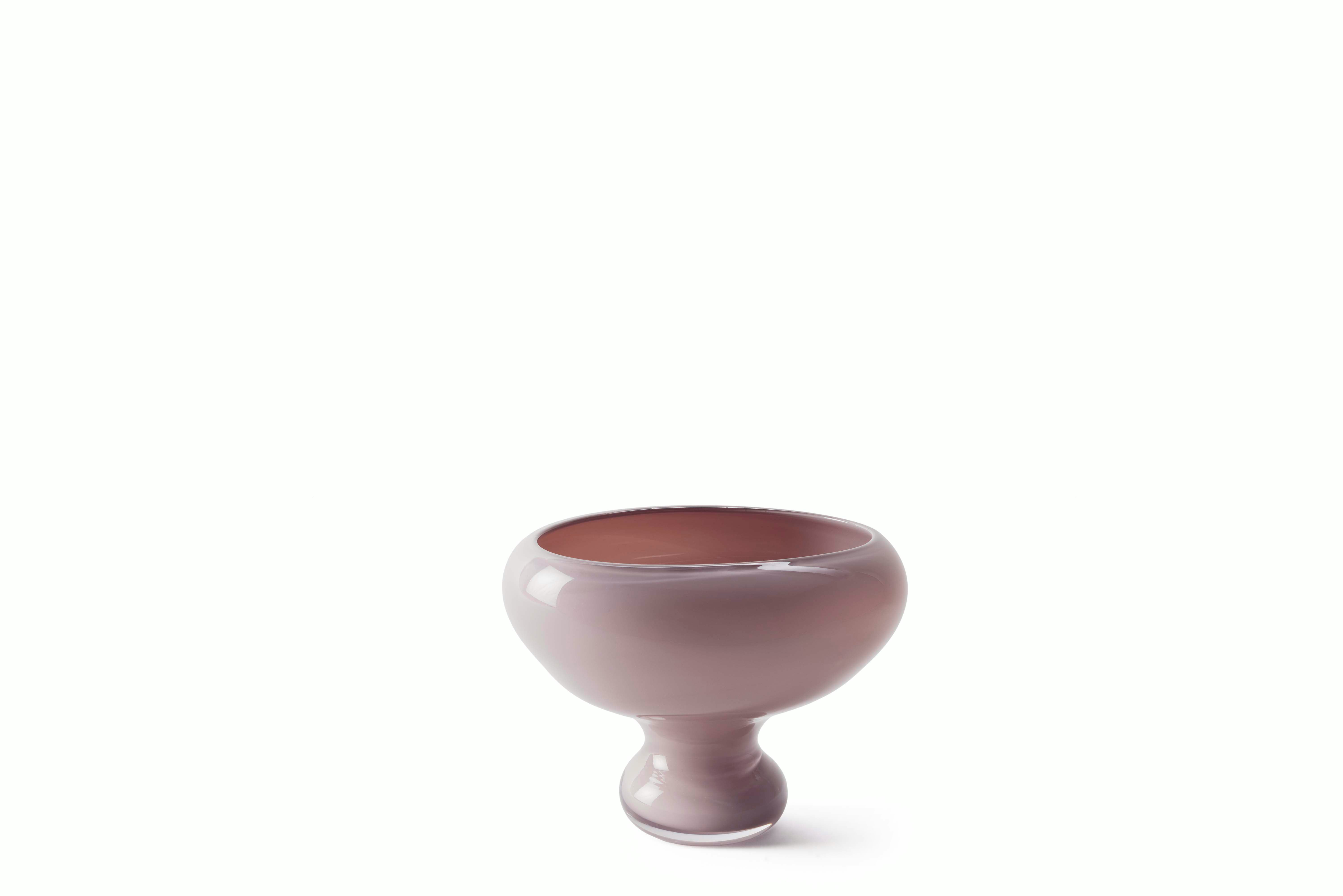 Mardahl Pedistal Vase - Small, Plum