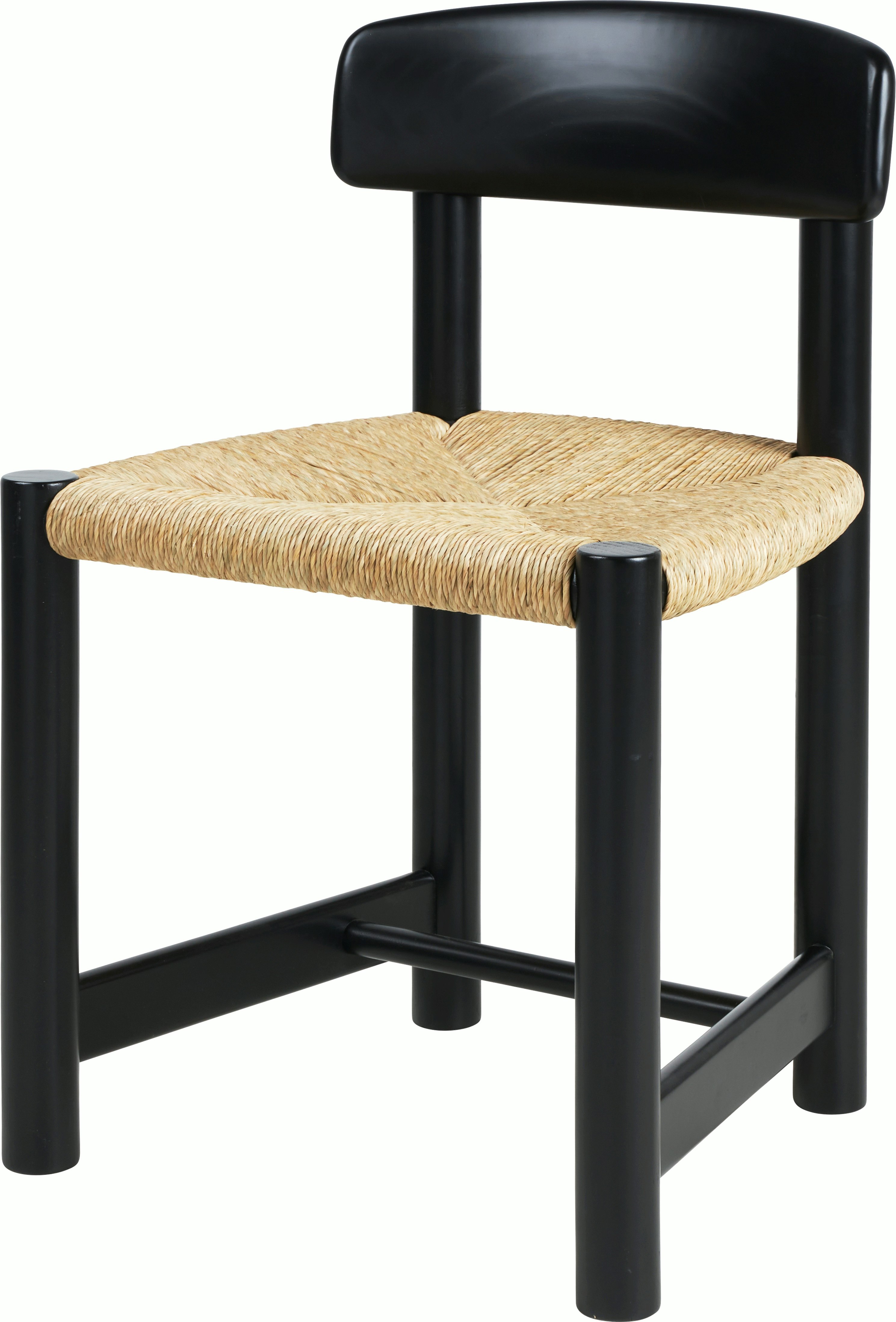 Daumiller Chair - Side Chair, Black Painted Pine