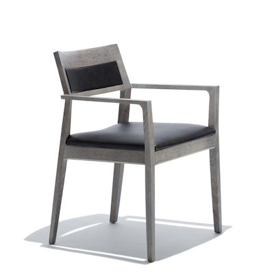 Knoll Grey Oak Krusin Side Chair