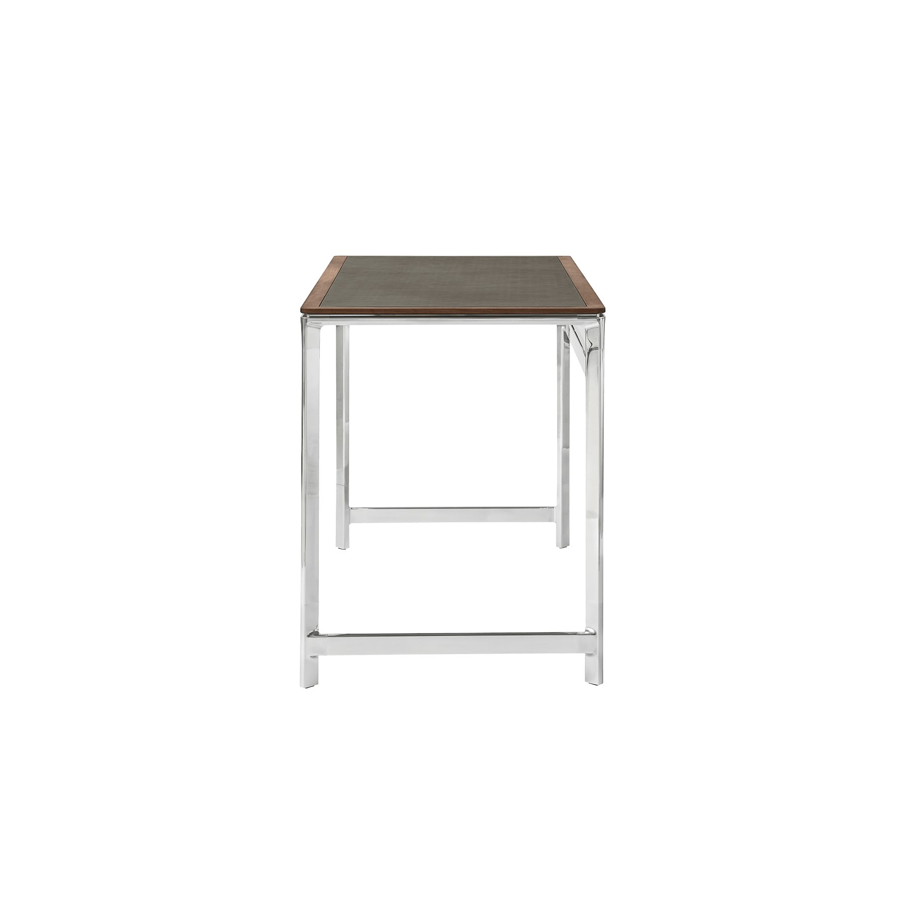 A Vipp430 Studio Desk Viewed from a side.