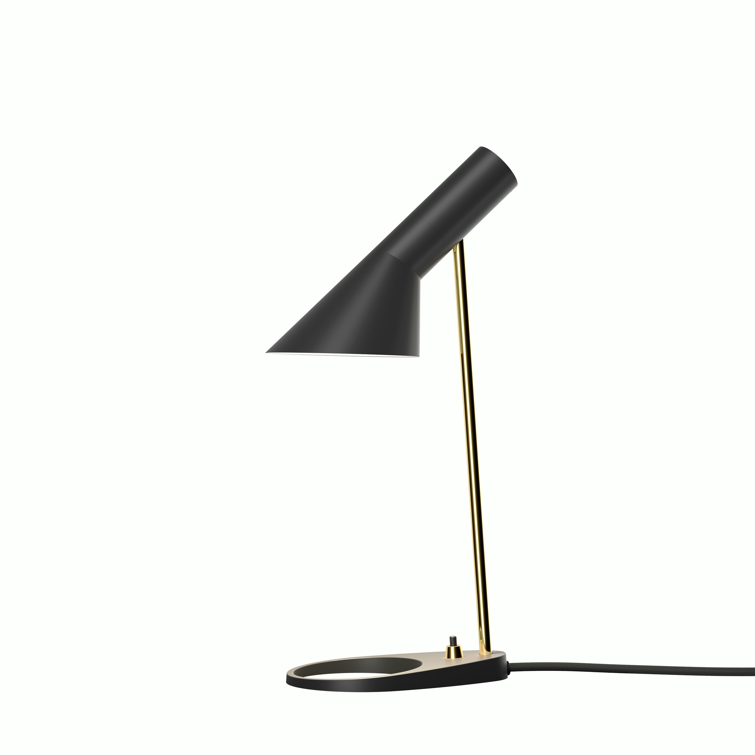 AJ Table Lamp - Standard, Black / Brass