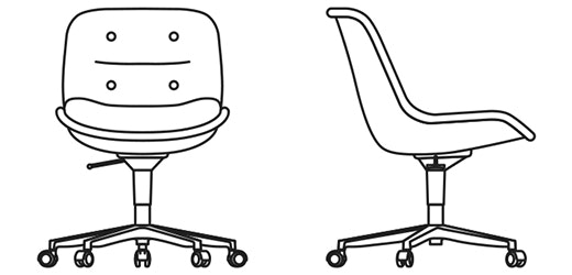 Side Chair - 5 Star Base