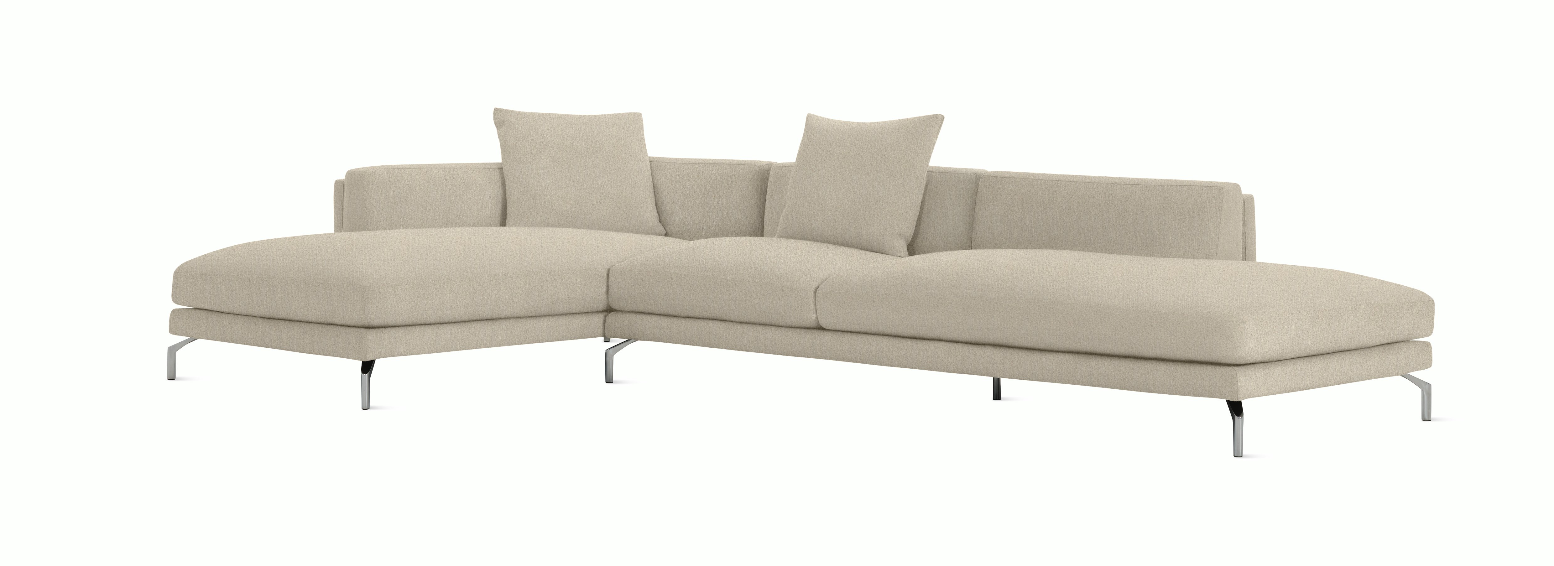 Como Open Sectional - Left Facing