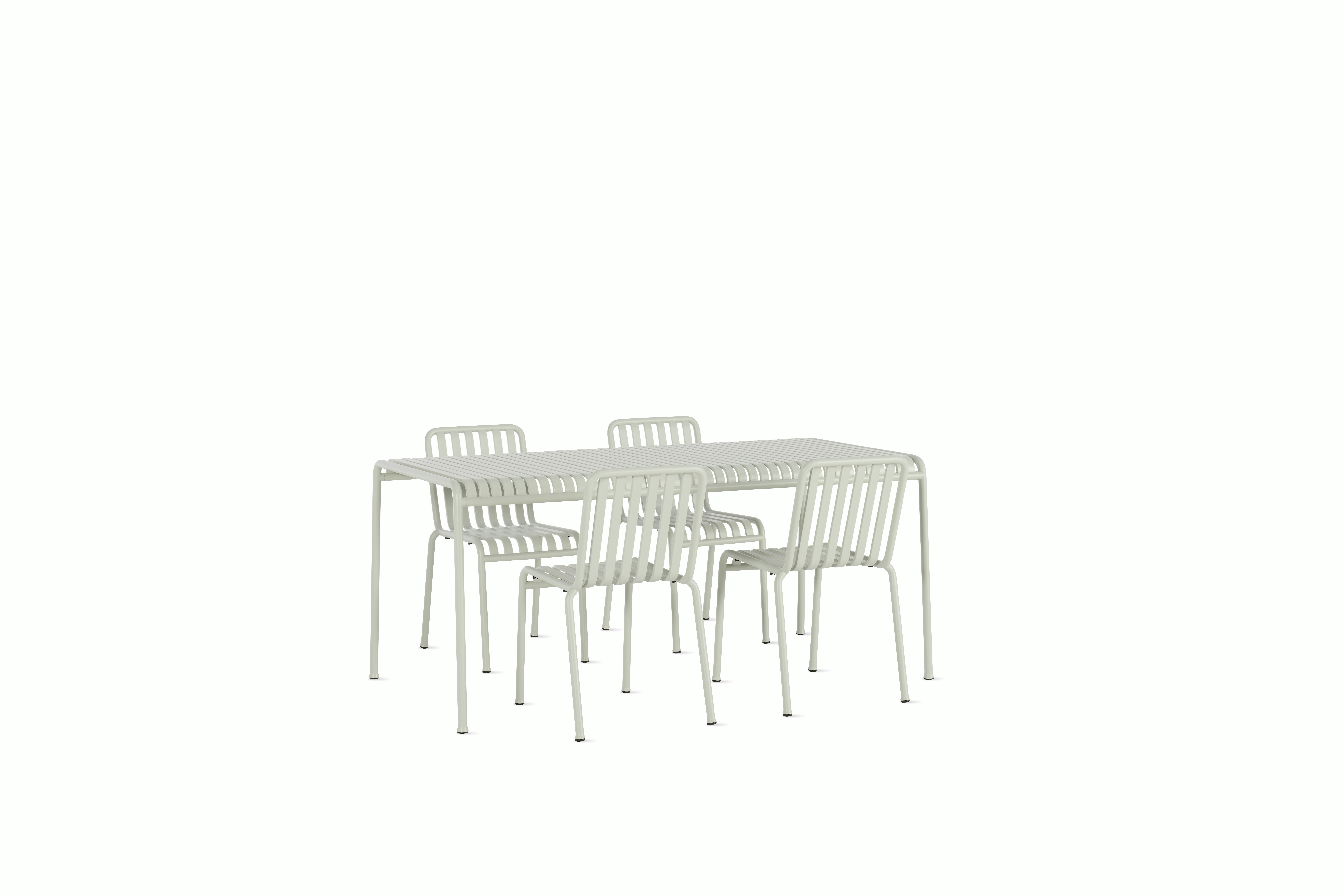 Palissade Dining Table and Chairs Set_No Arms