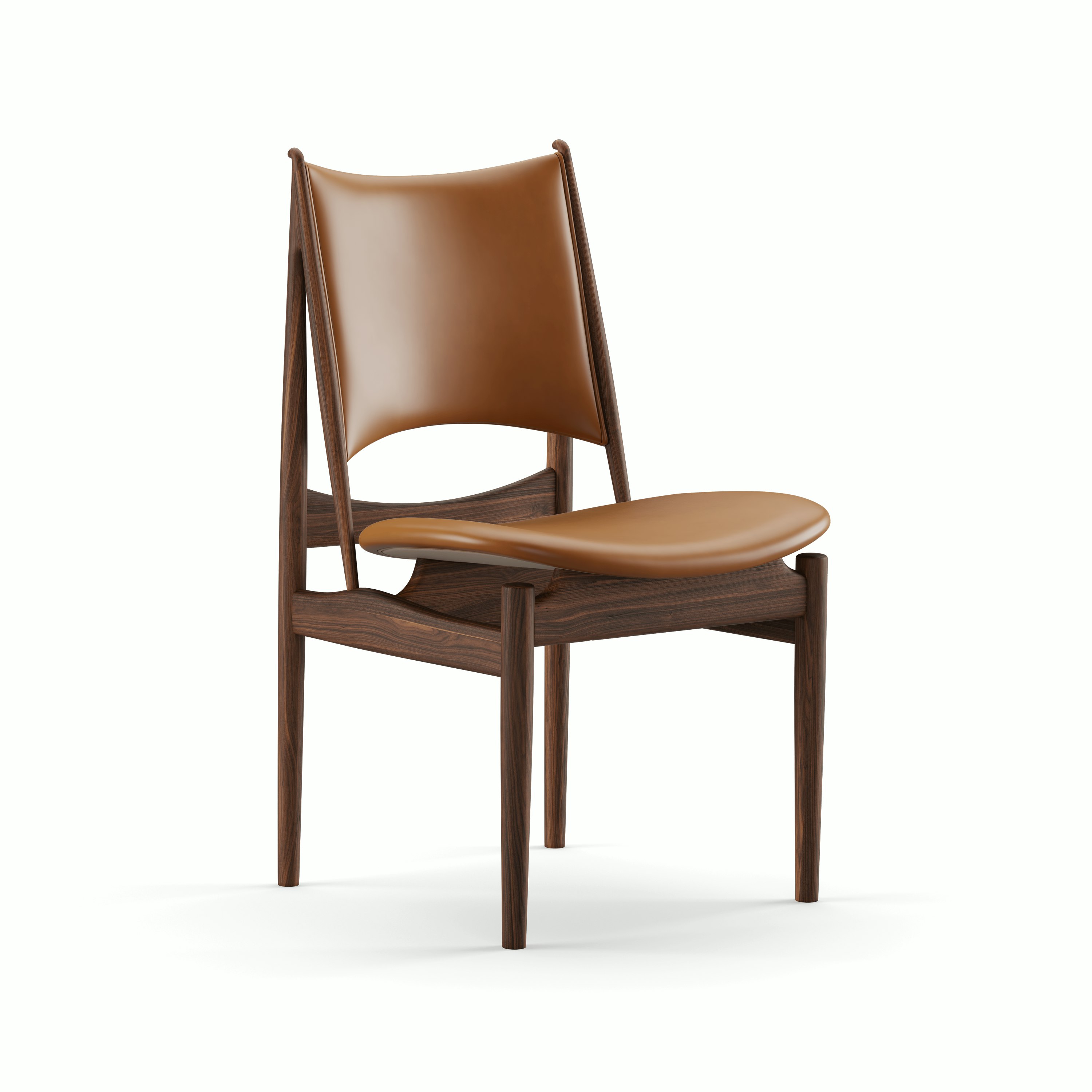 Egyptian Chair - Oiled Oak, Elegance Leather, Walnut