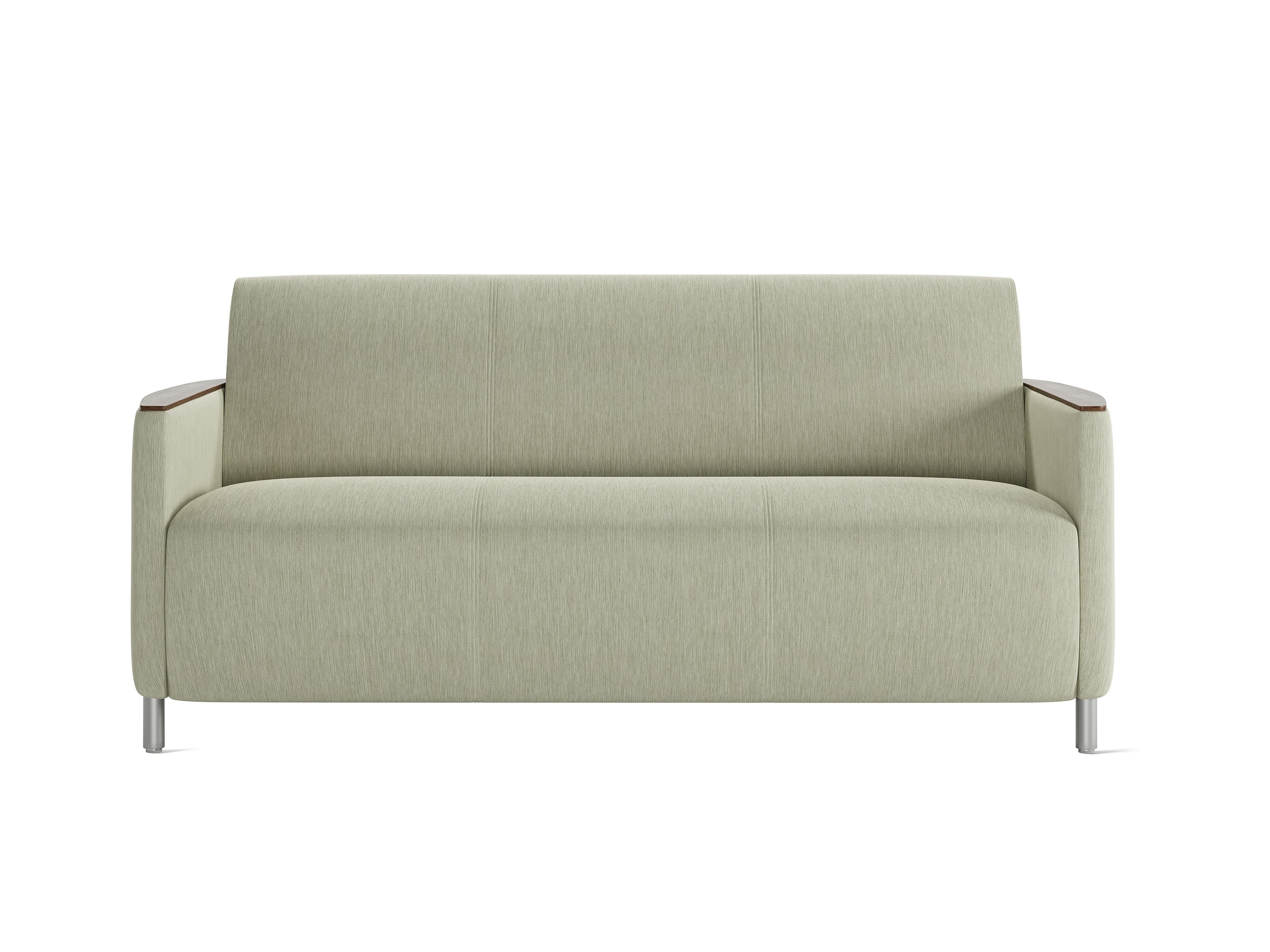 Pamona 3 seat, front, grey