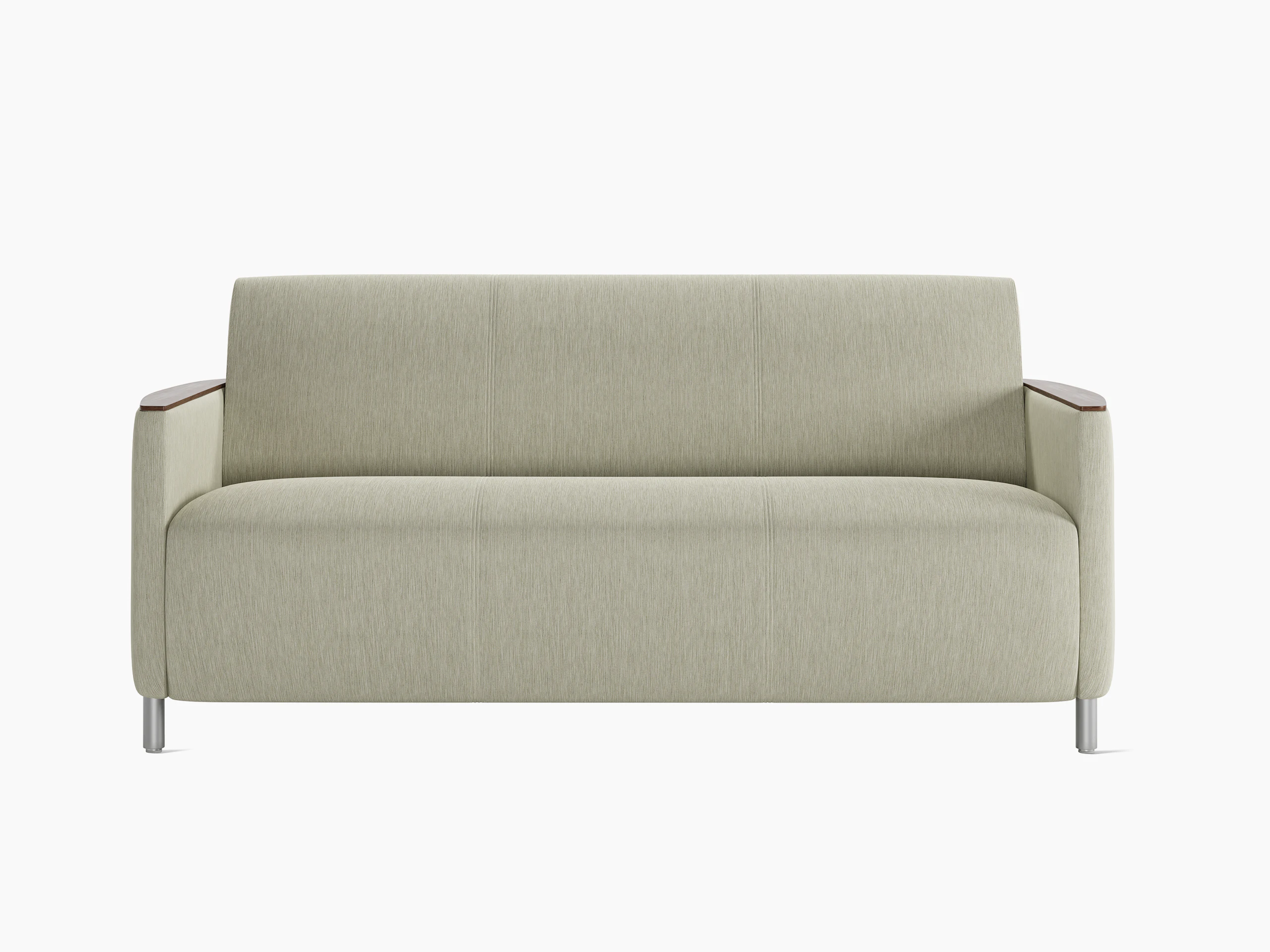 Pamona 3 seat, front, grey